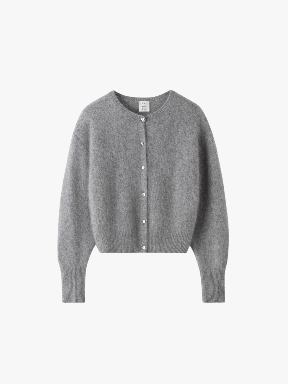ALMADA LABEL Coco Gebürstete Strickjacke Grau Damen