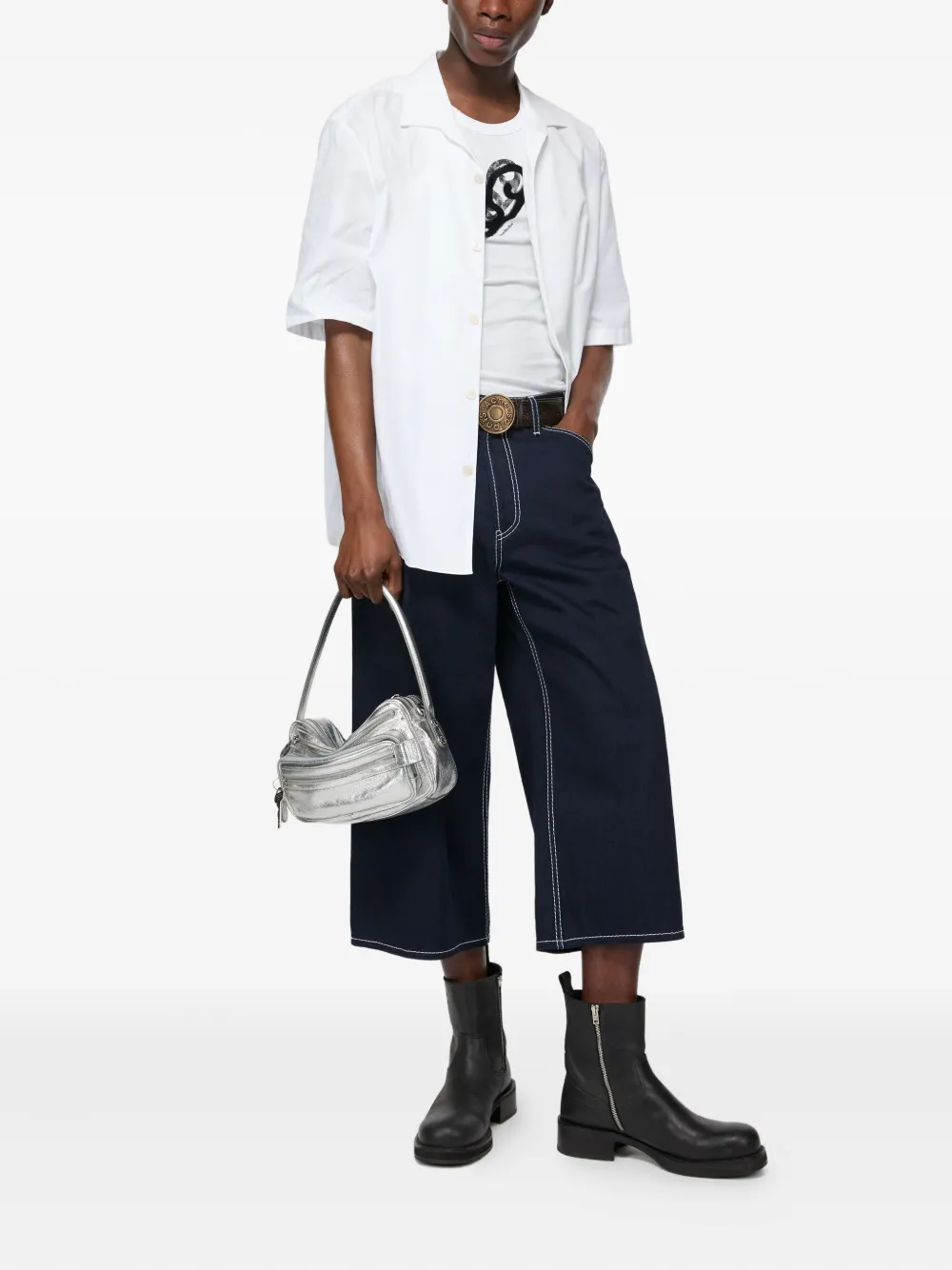 Acne Studios Kurzarmhemd Weiß Herren