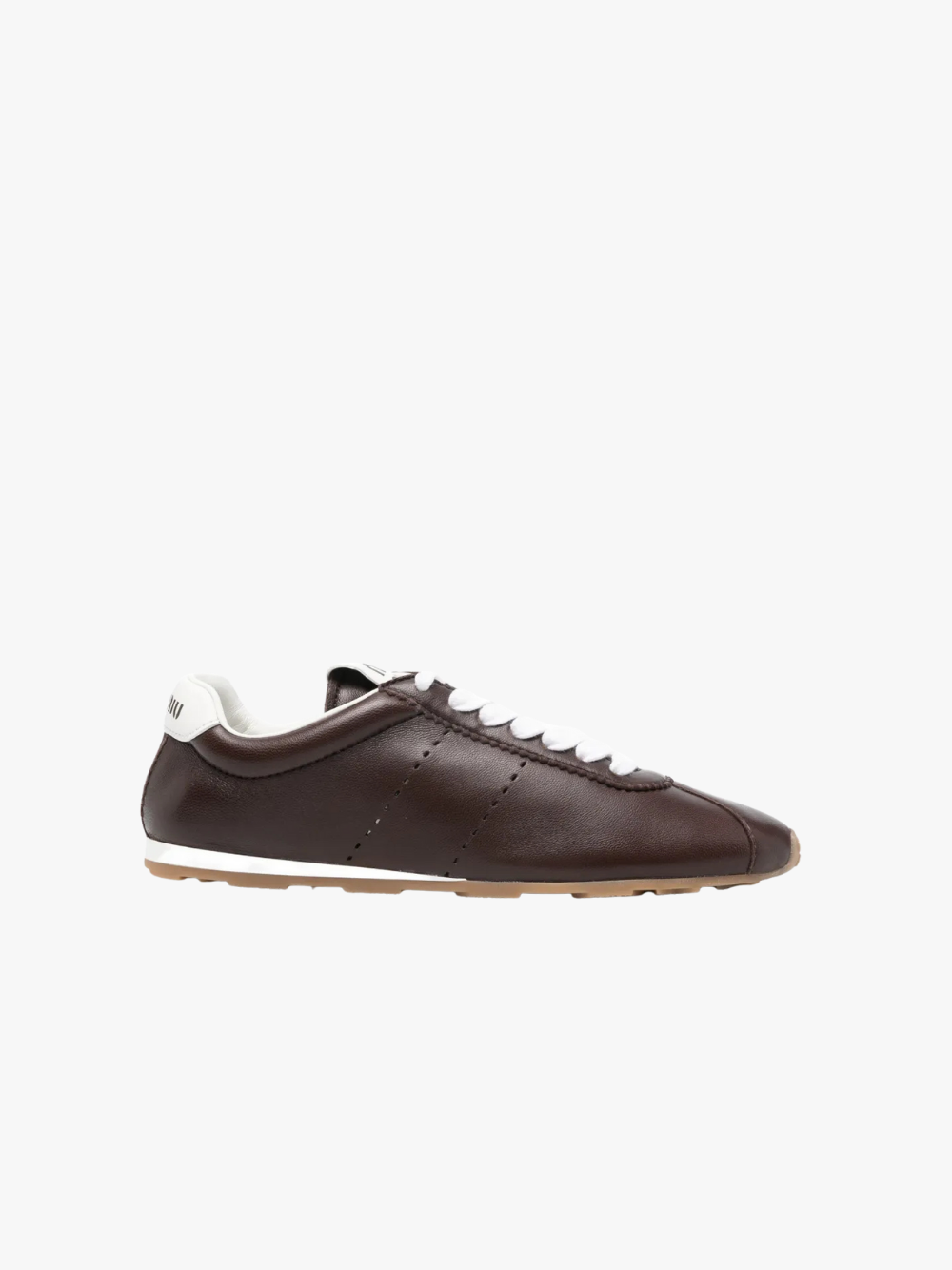 Miu Miu Plume Sneakers Dunkelbraun Damen