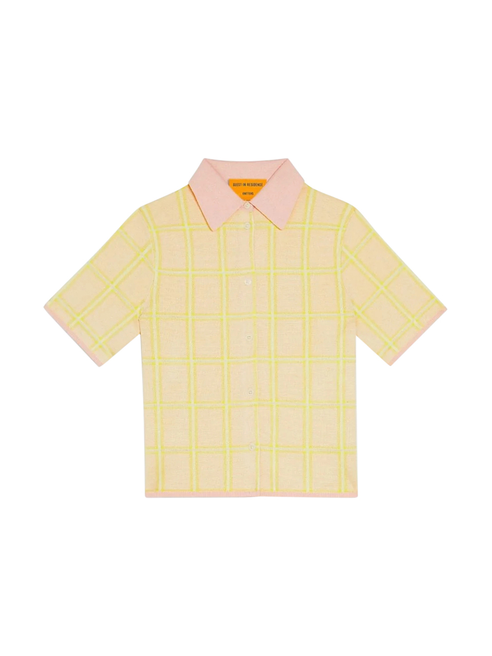 Guest in Residence Picnic Plaid Shirt  Puderpink Damen