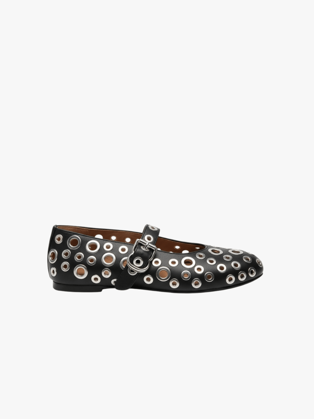 Alaïa verzierte Ballerinas aus Leder Schwarz Damen