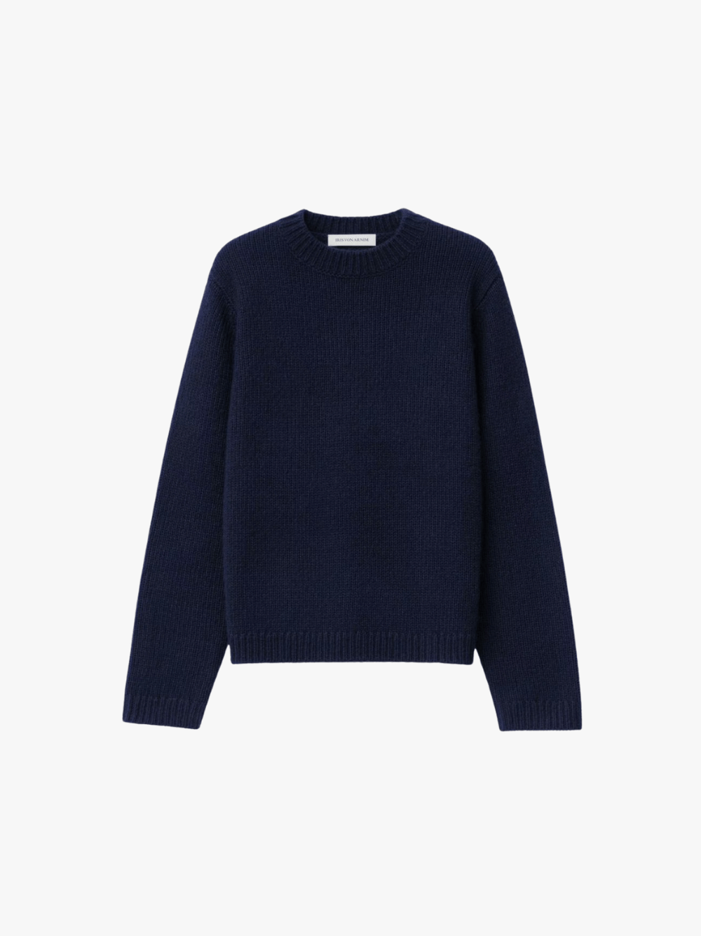 Iris von Arnim Felton Kaschmir-Seide Pullover Midnight Navy Herren