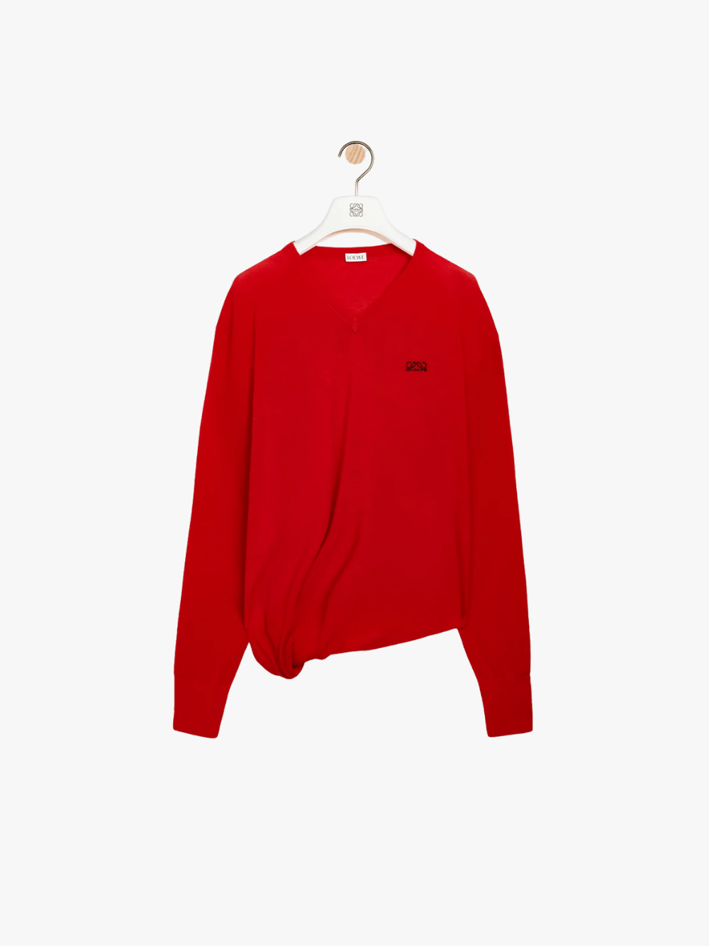 Loewe Pullover aus Wolle Rot Damen