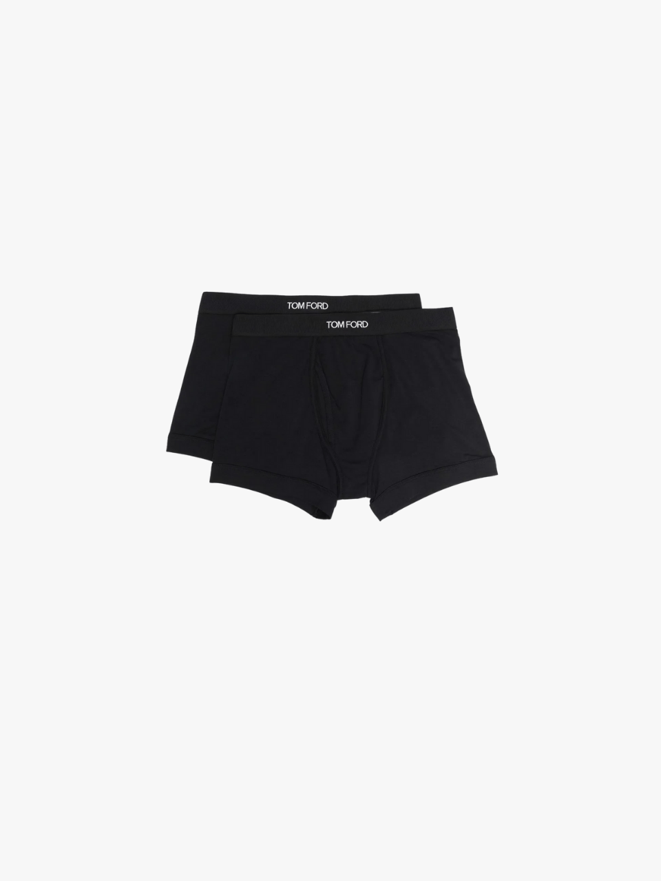 TOM FORD set of 2 shorts with logo waistband Black Men