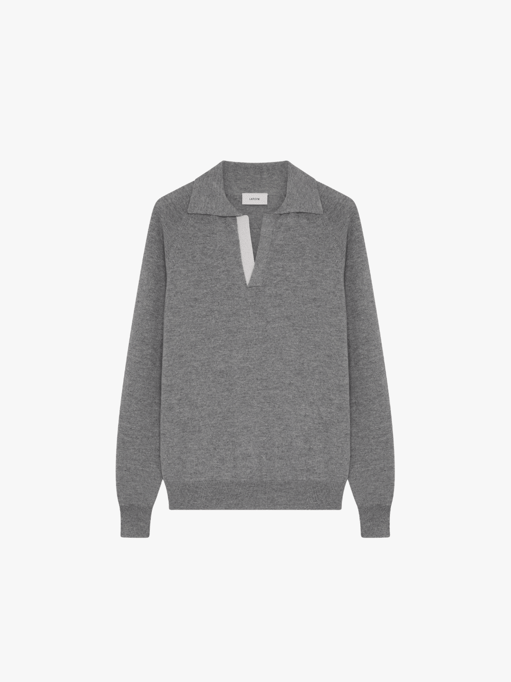 Lardini Polo-Pullover Grau Herren