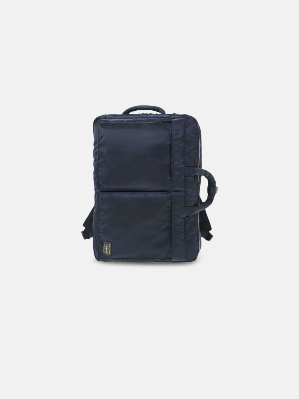 Porter‑Yoshida & Co. Tanker 3Way Document Bag W Zip Unisex Iron Blue