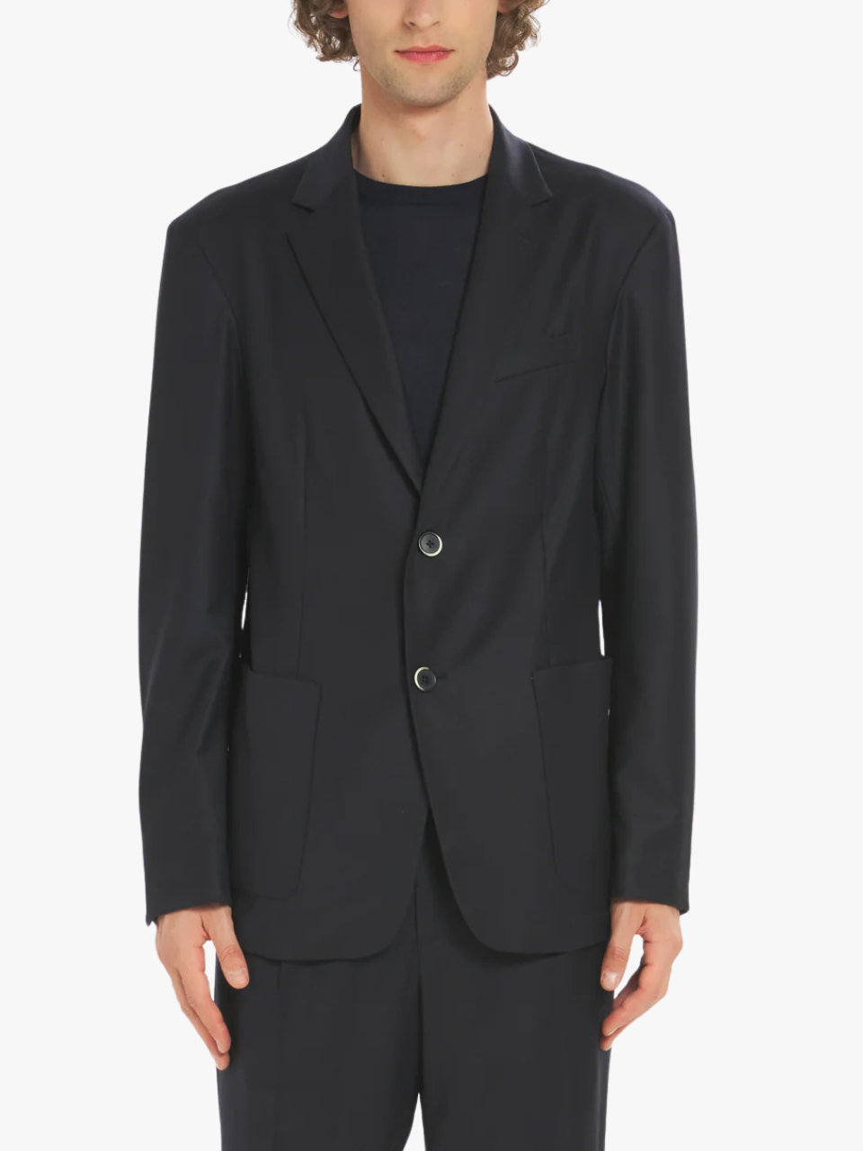 Barena Jacke Borgo Flan Marineblau