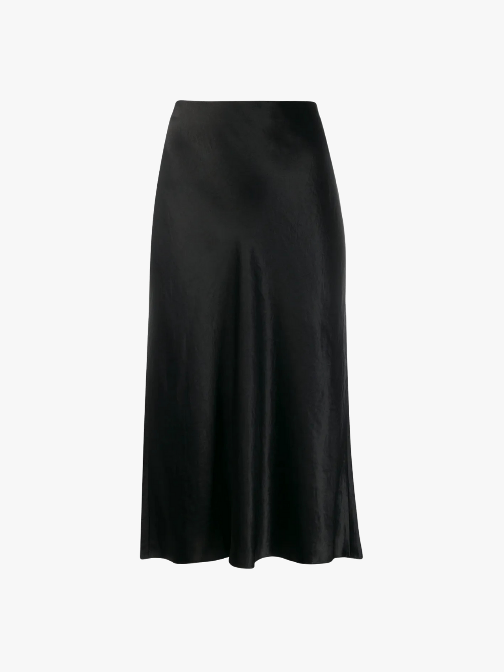 Vince Satin Slip Skirt Schwarz Damenrock