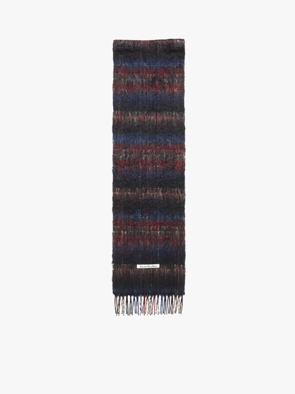 Acne Studios Wool Scarf Black/Red Women