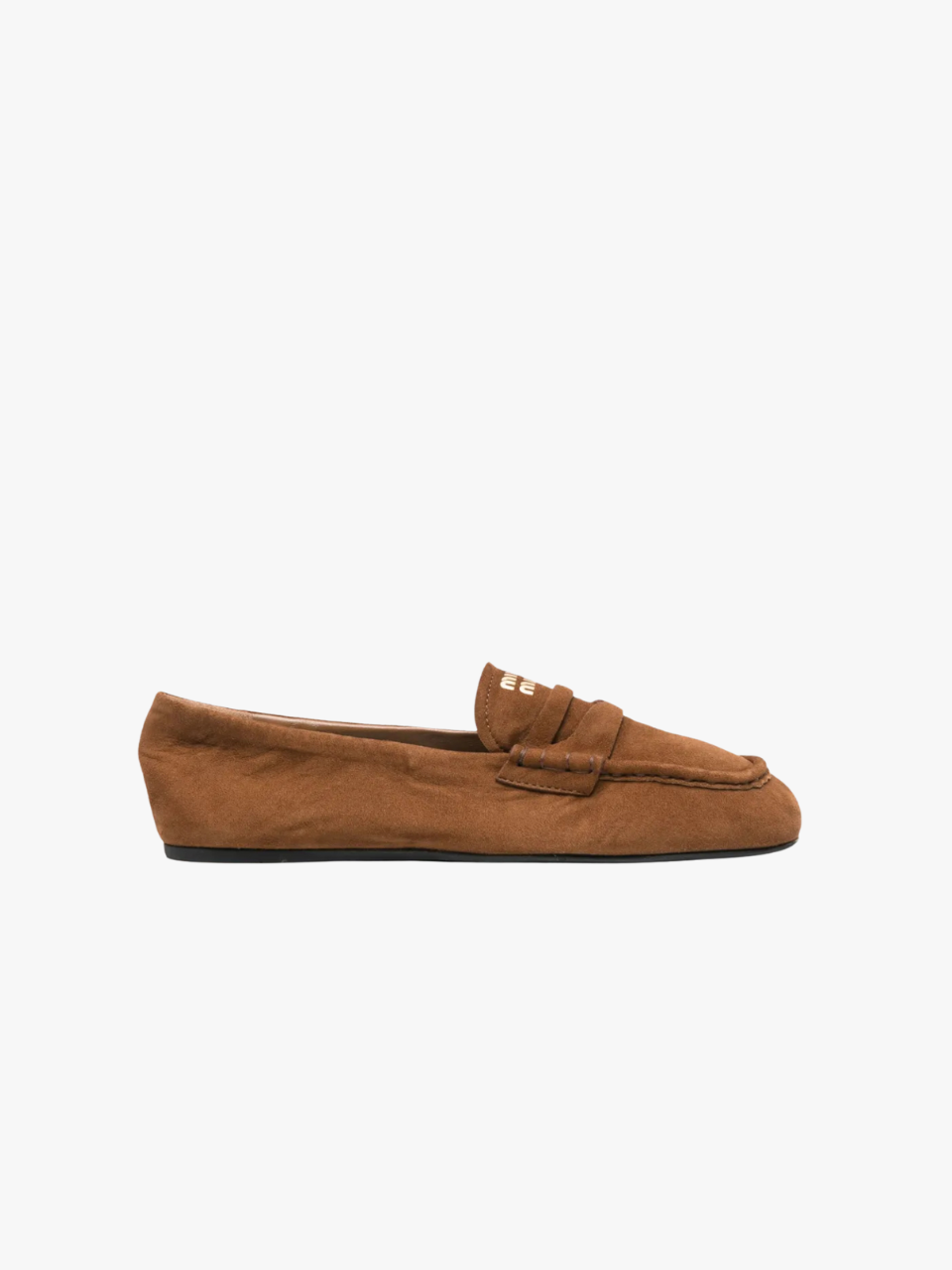 Miu Miu Ballerinas aus Leder Braun Damen Miu Miu Ballerinas aus Leder Braun Damen