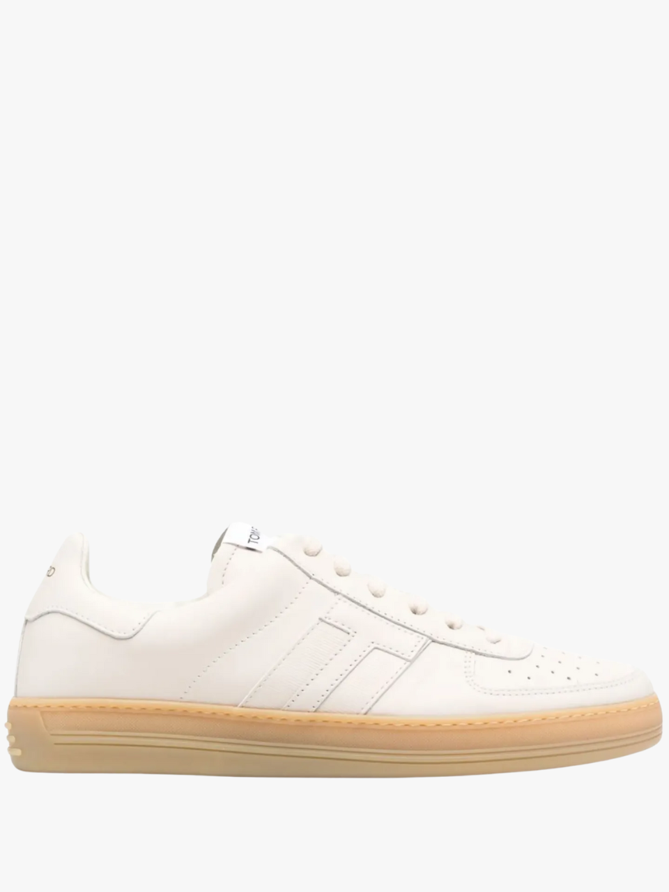 Tom Ford Turnschuhe mit Logopatch zum Schnüren Weiß Herren Tom Ford Turnschuhe mit Logopatch zum Schnüren Weiß Herren