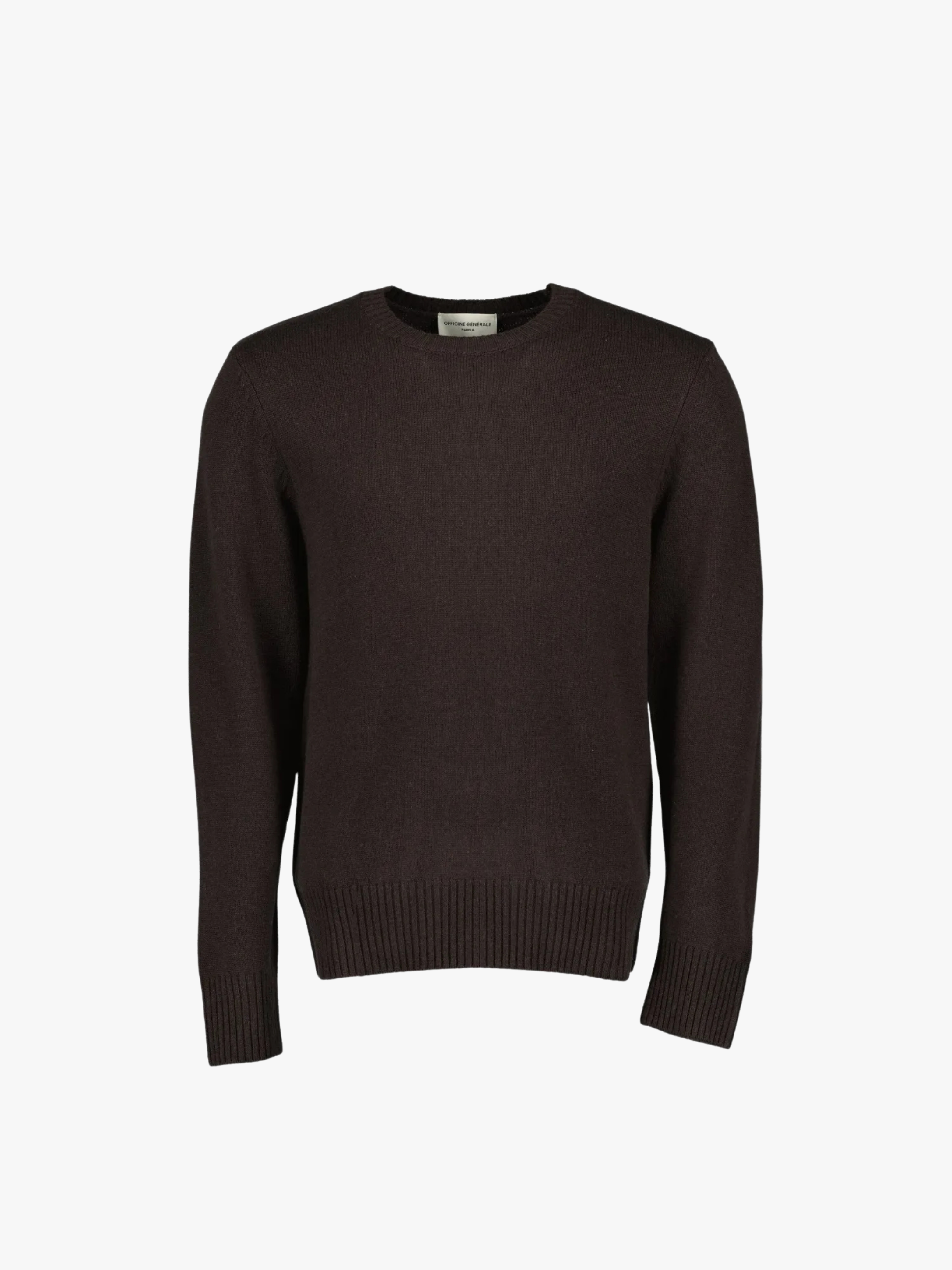Officine Générale MyCrew Pullover Dunkelbraun Herren