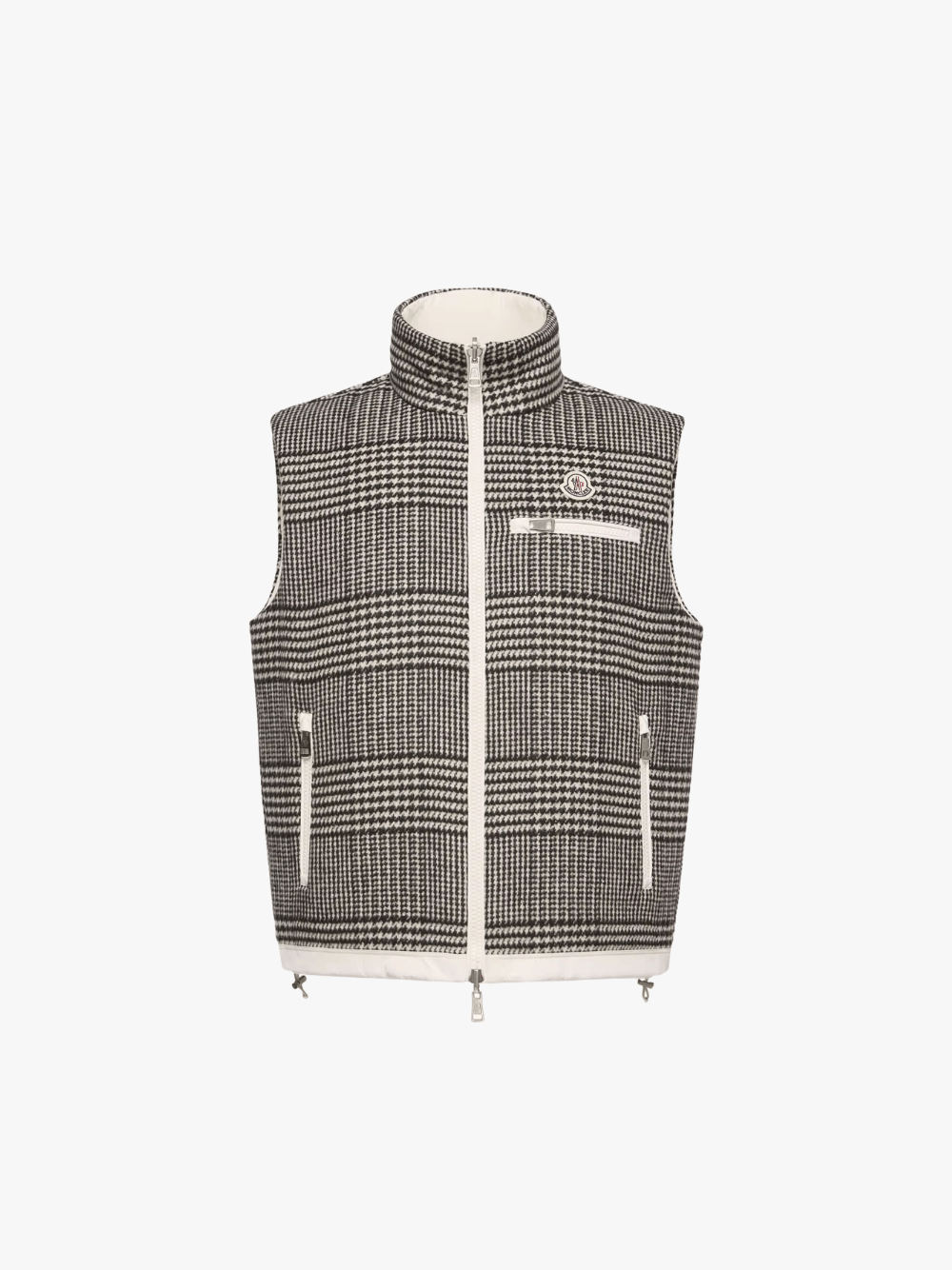 Moncler Gienah Reversible Down Vest, Gray, Men's