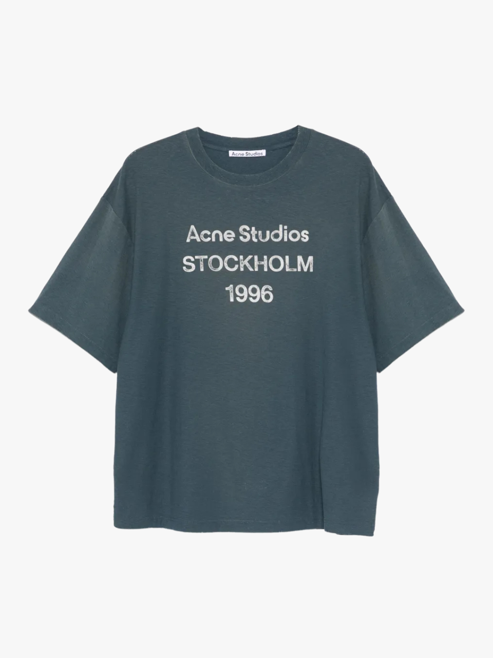 Acne Studios Logo T-Shirt Schwarz Herren