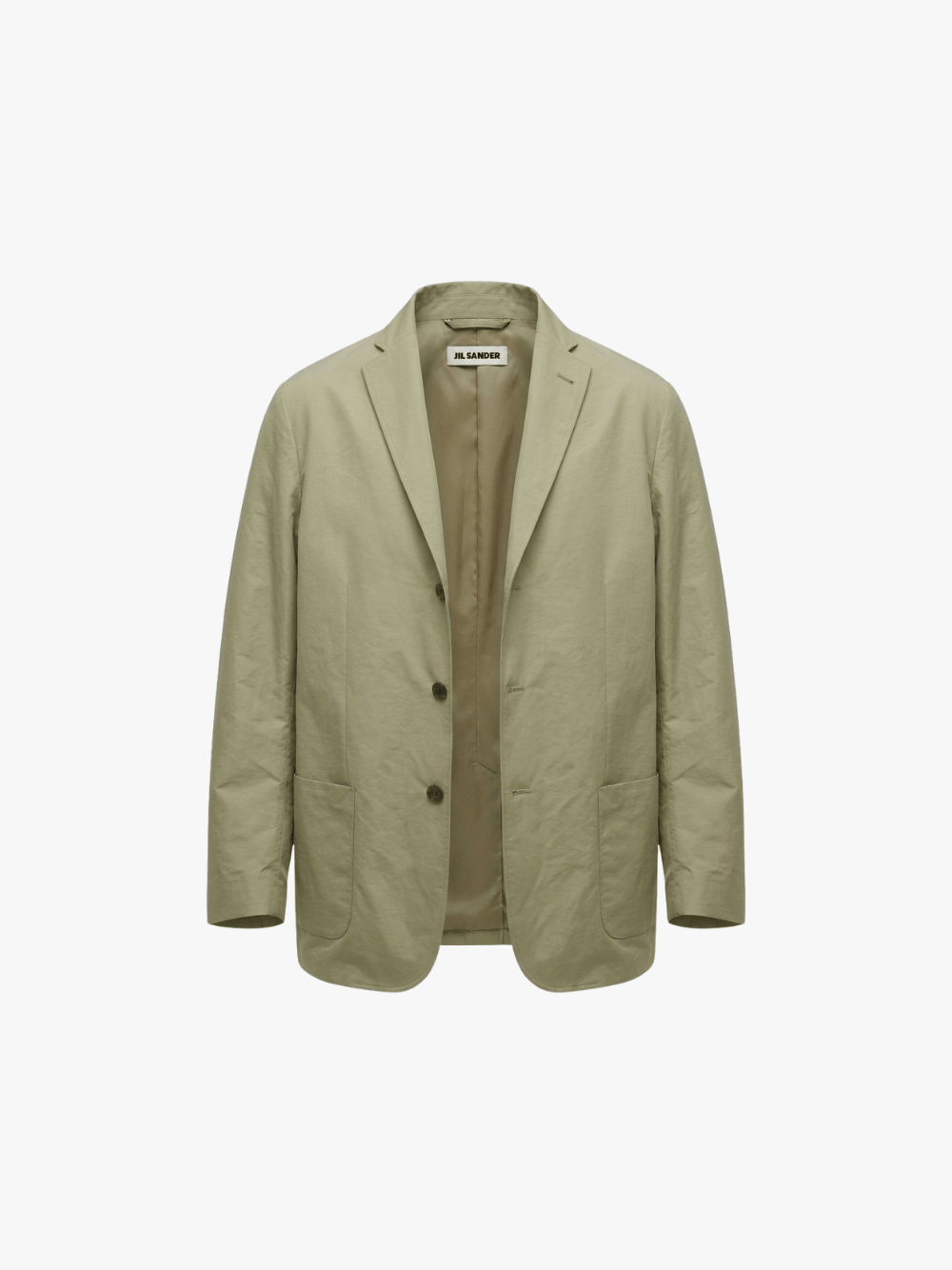 Jil Sander Salbeigrüne Technische Jacke Herren