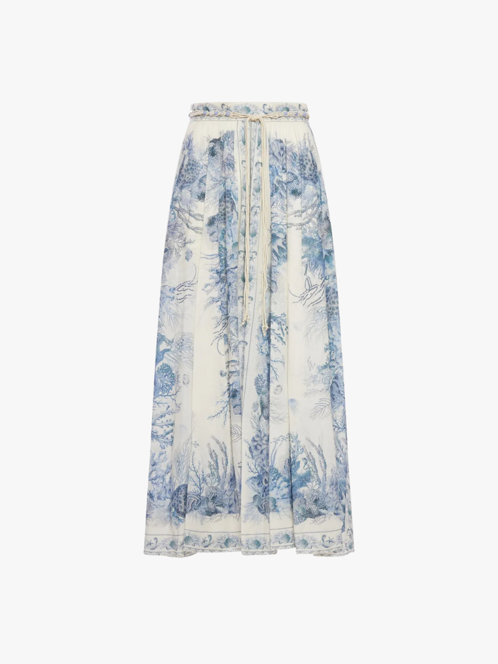 ZIMMERMANN Maxirock mit Kordelzug Blau Damen