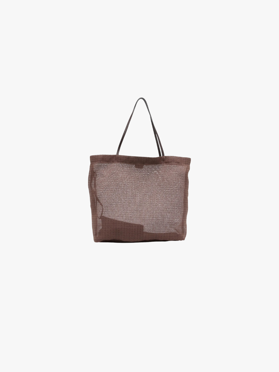 The Row Barn Tote Bag aus Mesh Braun Damen