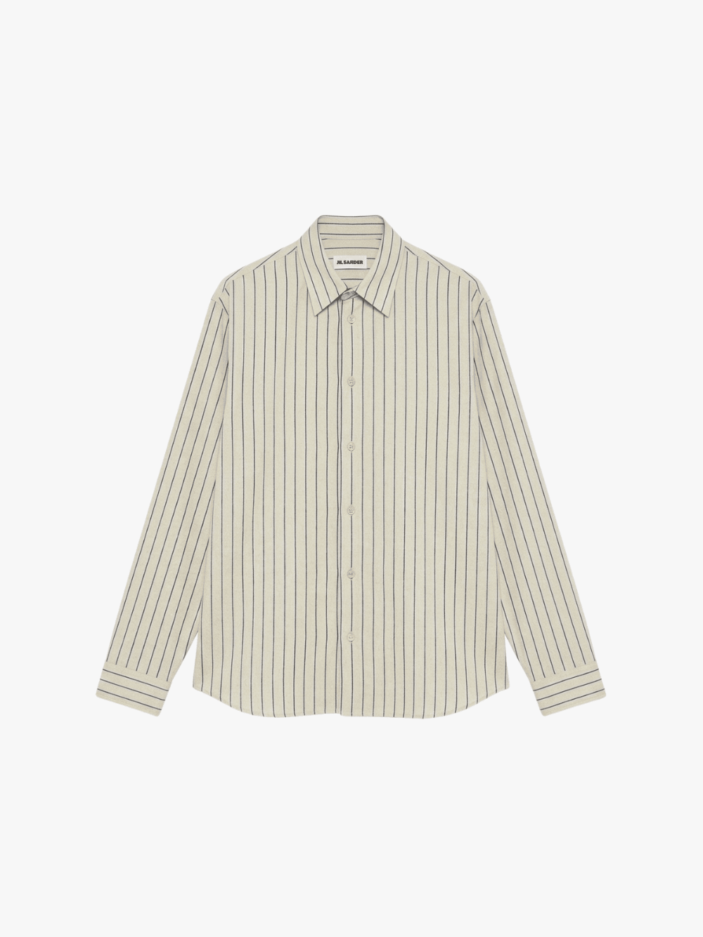 Jil Sander Relaxed Fit Hemd London Stripe Cream Herren