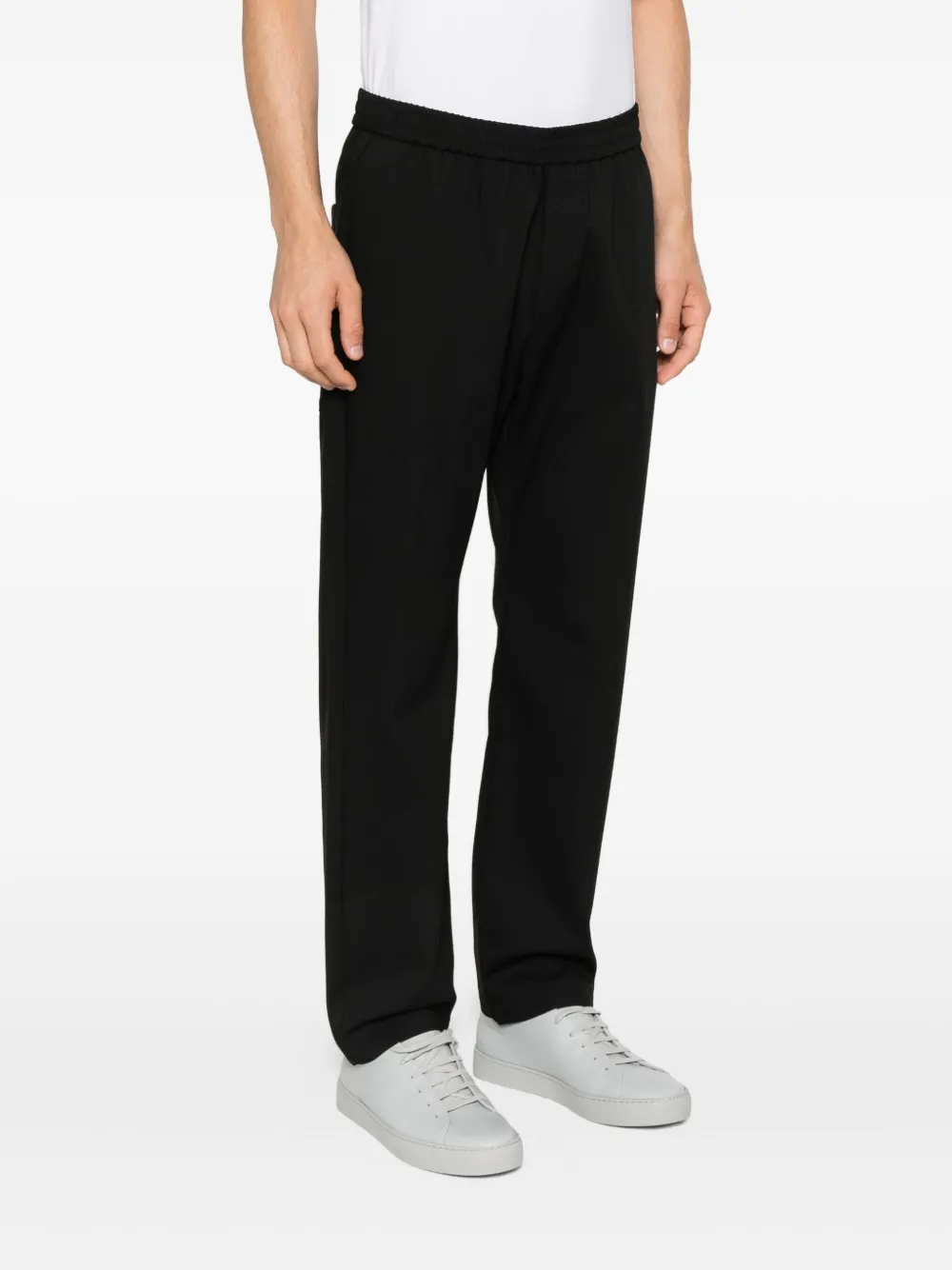 Barena  Hose mit elastischer Taille Schwarz Herren Barena  Hose mit elastischer Taille Schwarz Herren