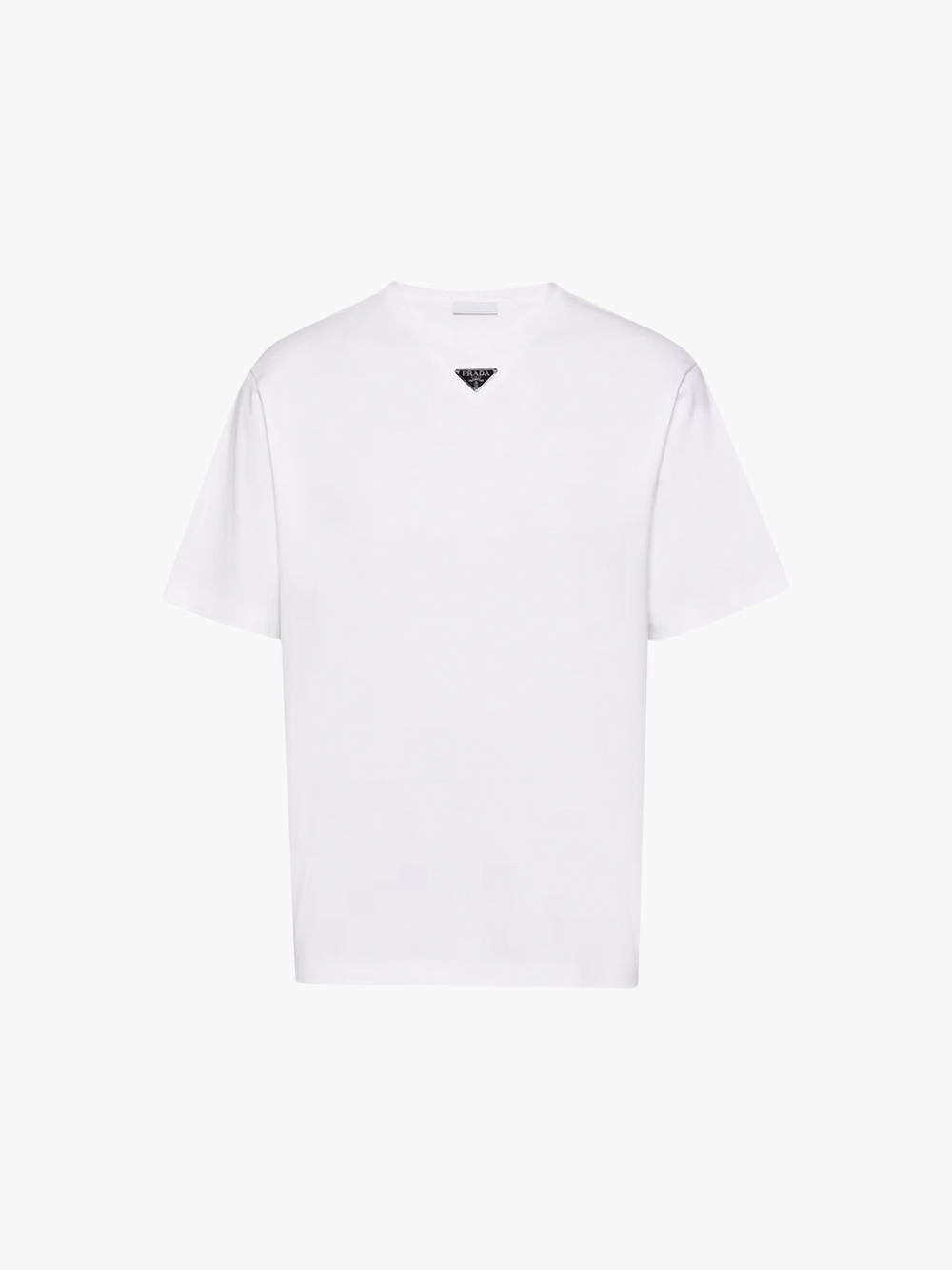 Prada T-Shirt aus Baumwolle Weiß Herren