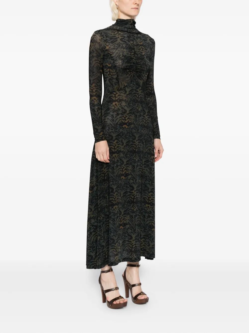 Ulla Johnson Koa Kleid Dunkelgrün Damen
