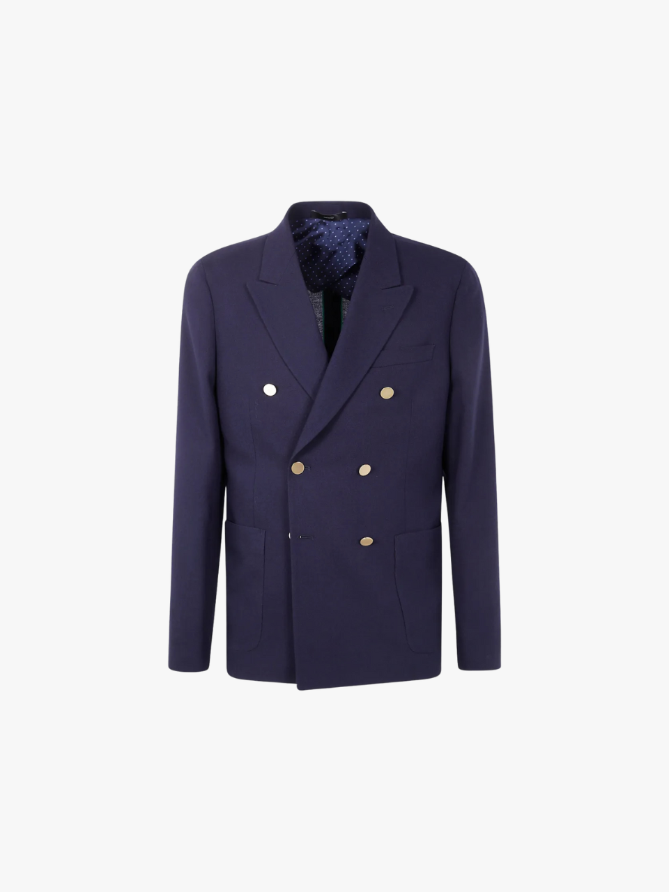 Paul Smith Doppelreihiges Sakko mit steigendem Revers Marineblau Herren