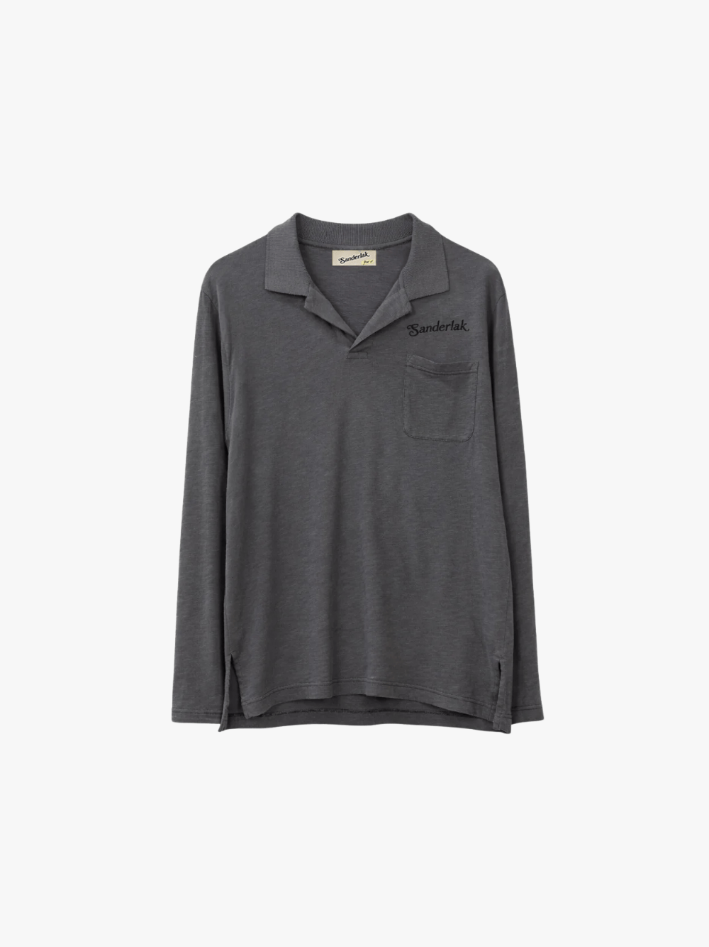 Sander Lak Jersey Polo-Shirt Grau Herren