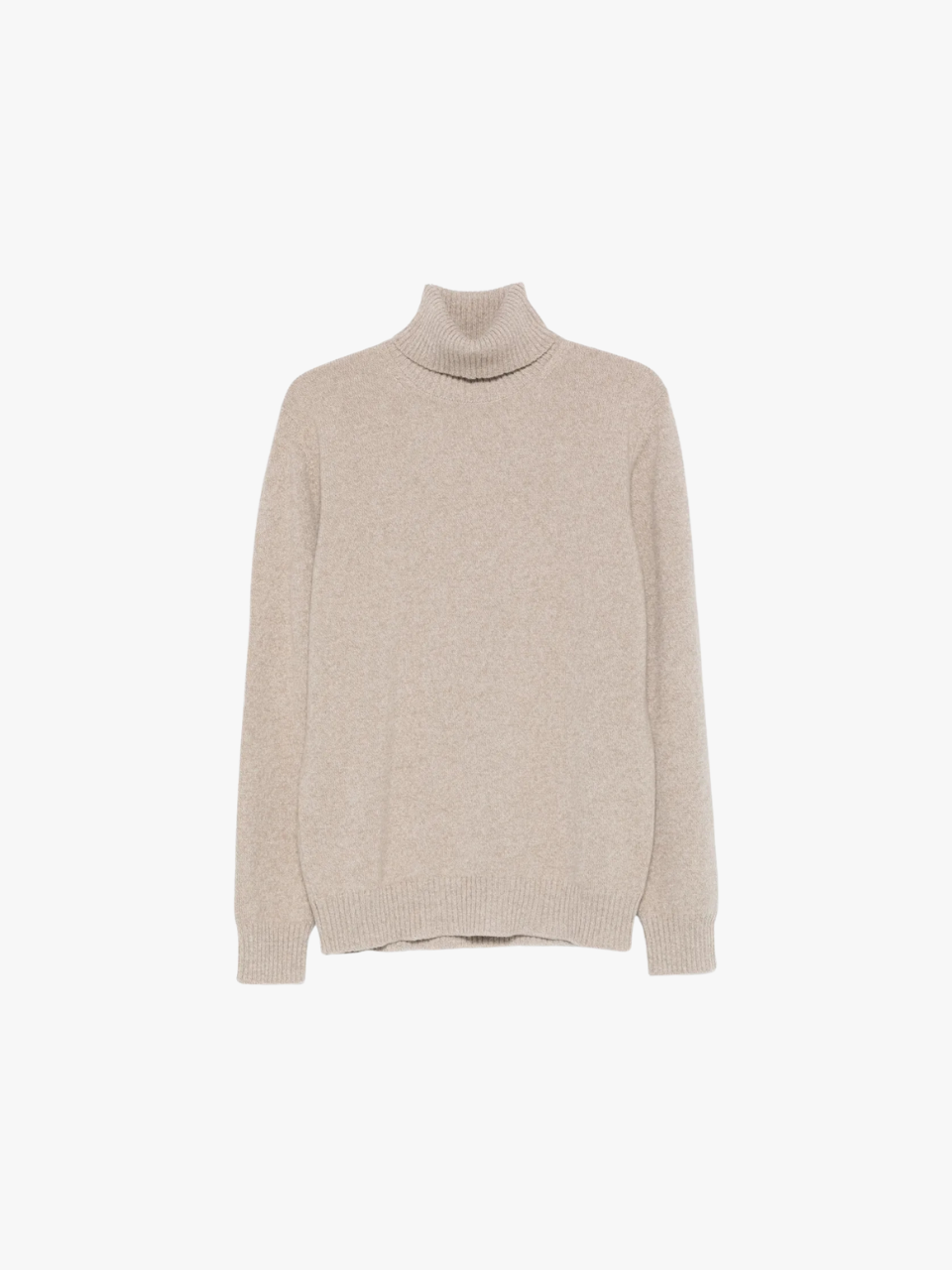 Roberto Collina Rollkragenpullover aus Wolle Beige Herren