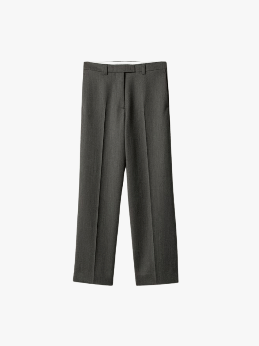 Miu Miu Hose aus Cover-Stoff Schiefergrau Damen