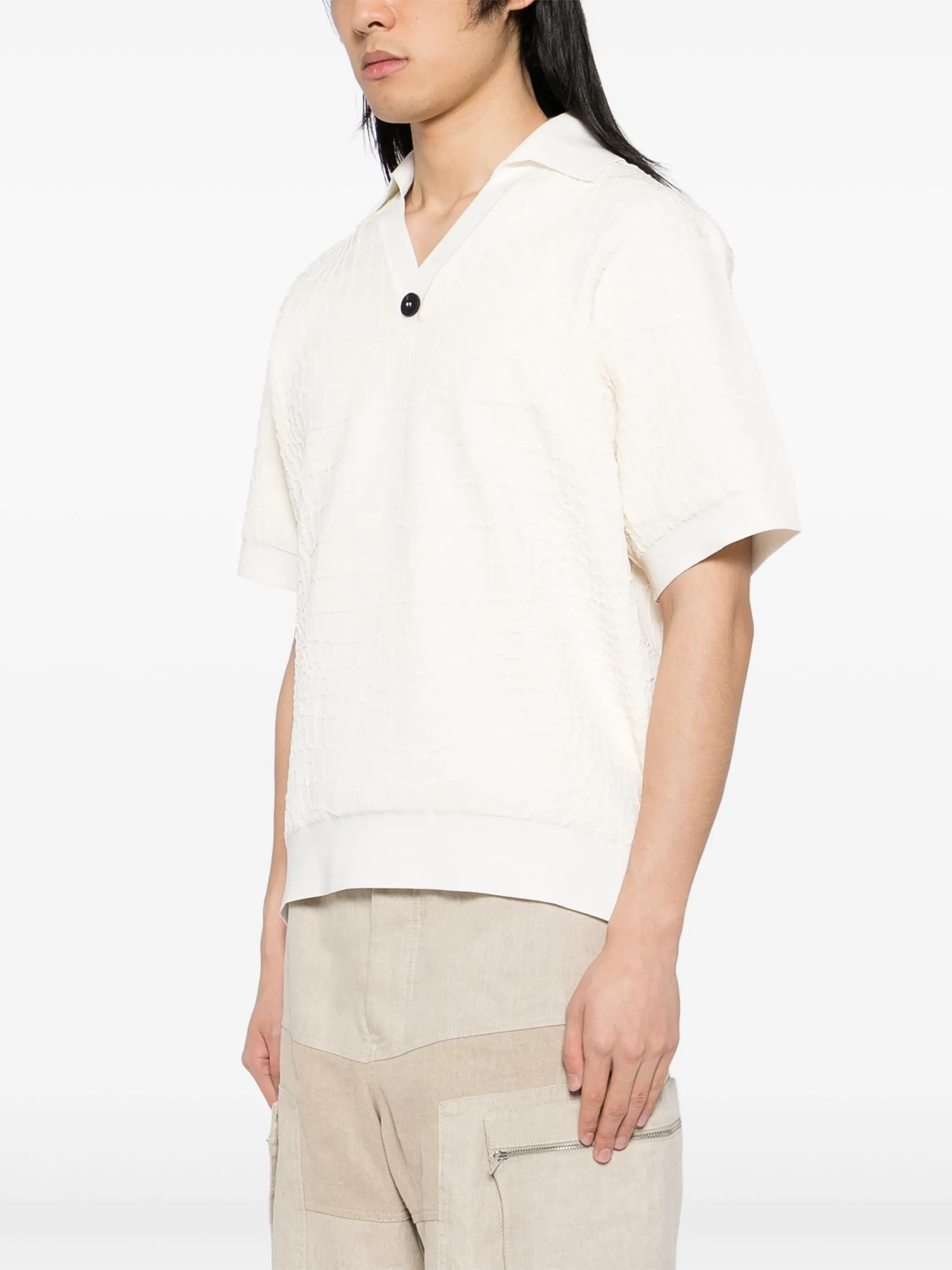 Jacquemus Scala Polo Shirt Black
