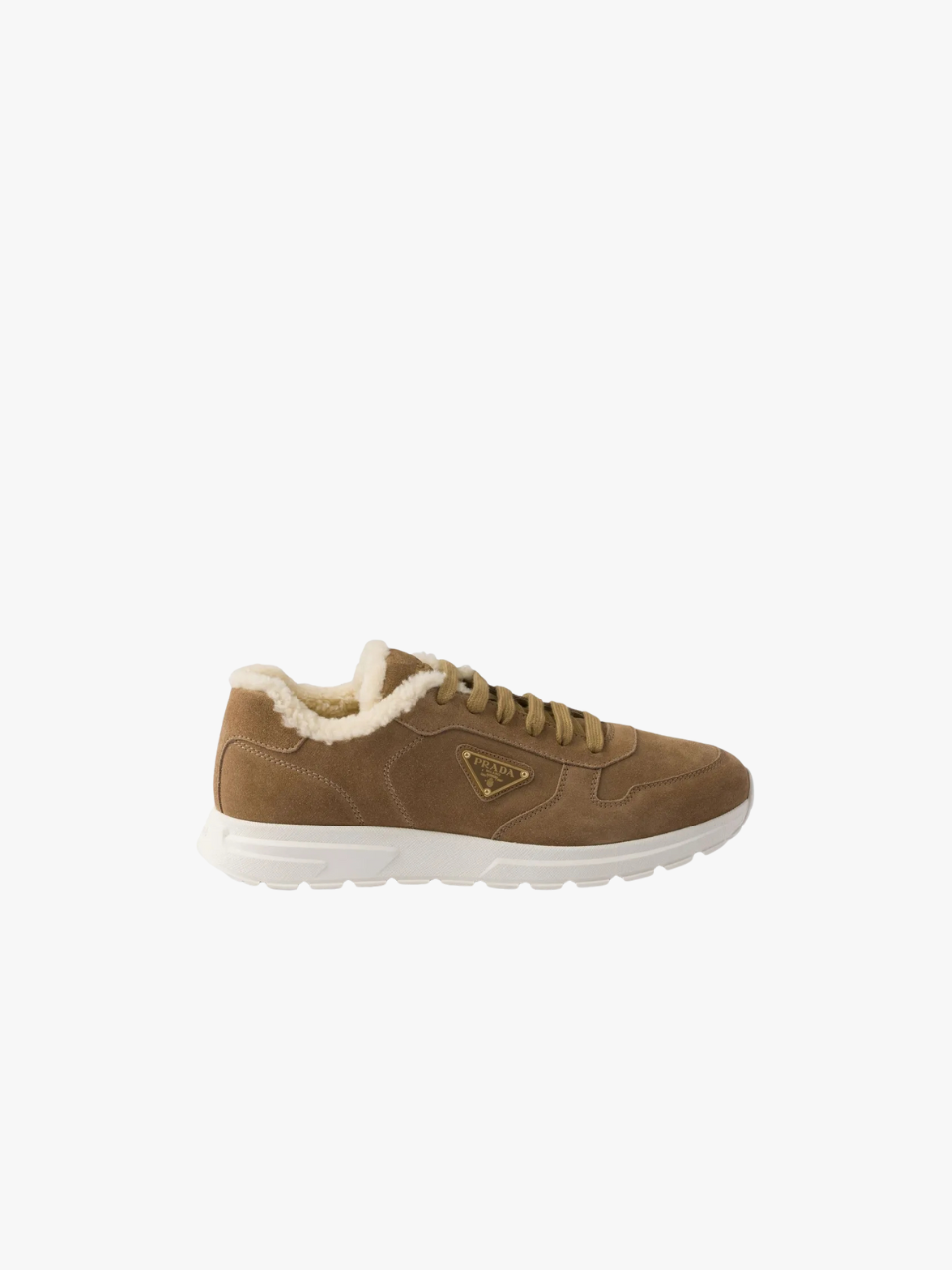 Prada Prax Sneaker Wildleder Camel Braun Herren
