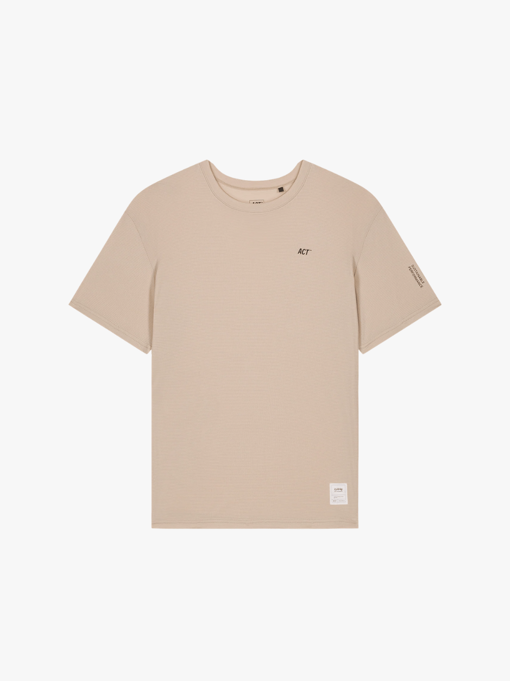 ACT Running BioPerf Short Tee T-Shirt Beige Herren
