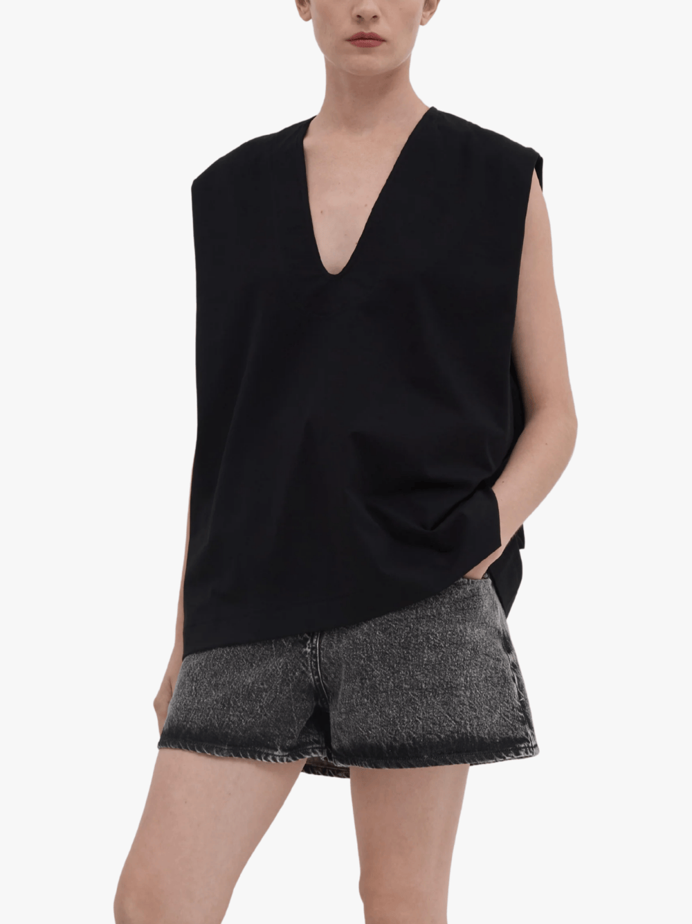 Christian Wijnants Top Tawe 8760 Schwarz Damen