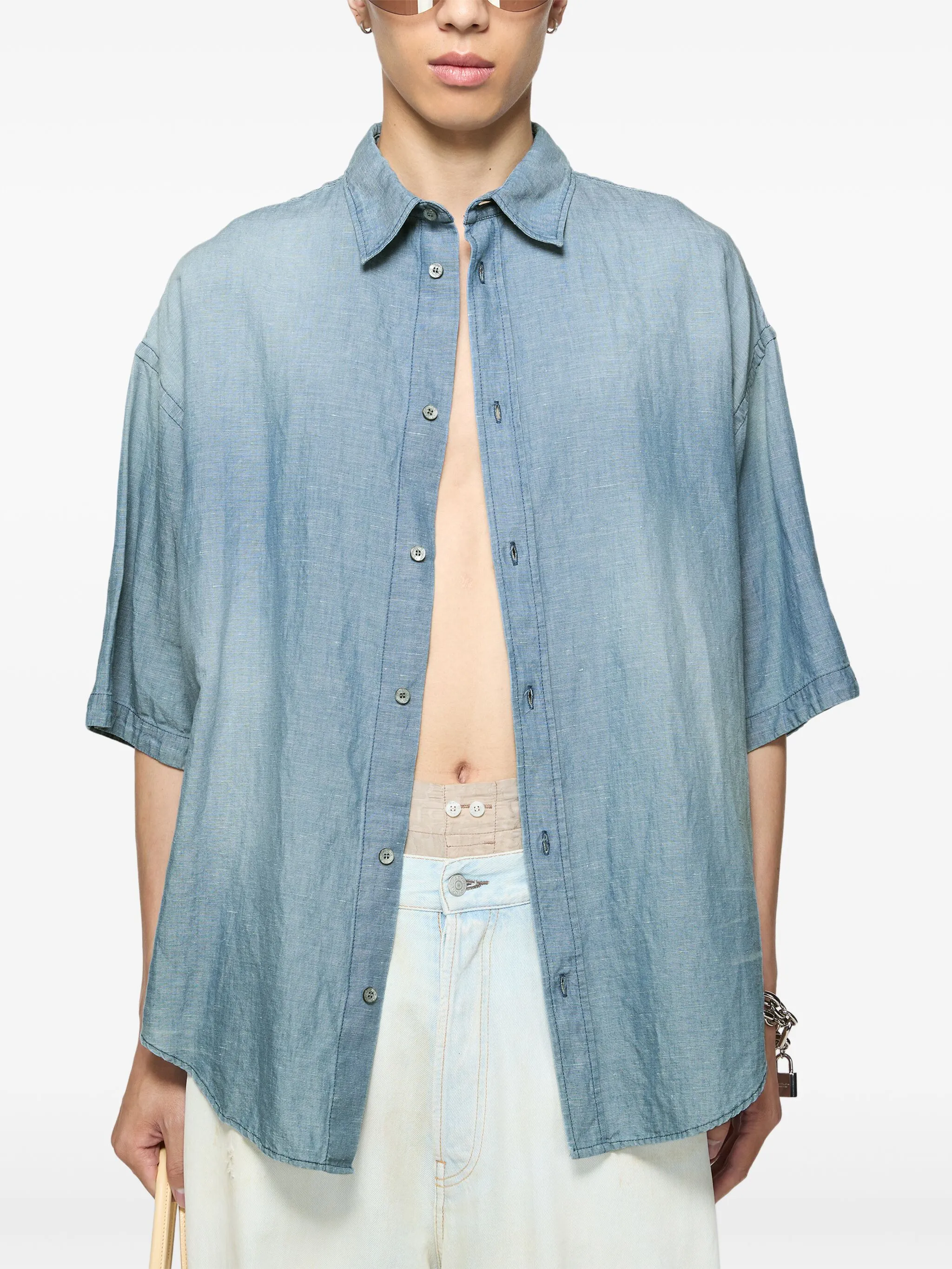 Acne Studios Klassisches Jeanshemd Blau Herren
