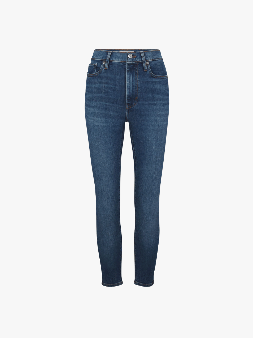 Frame Le High Skinny Blau Damen