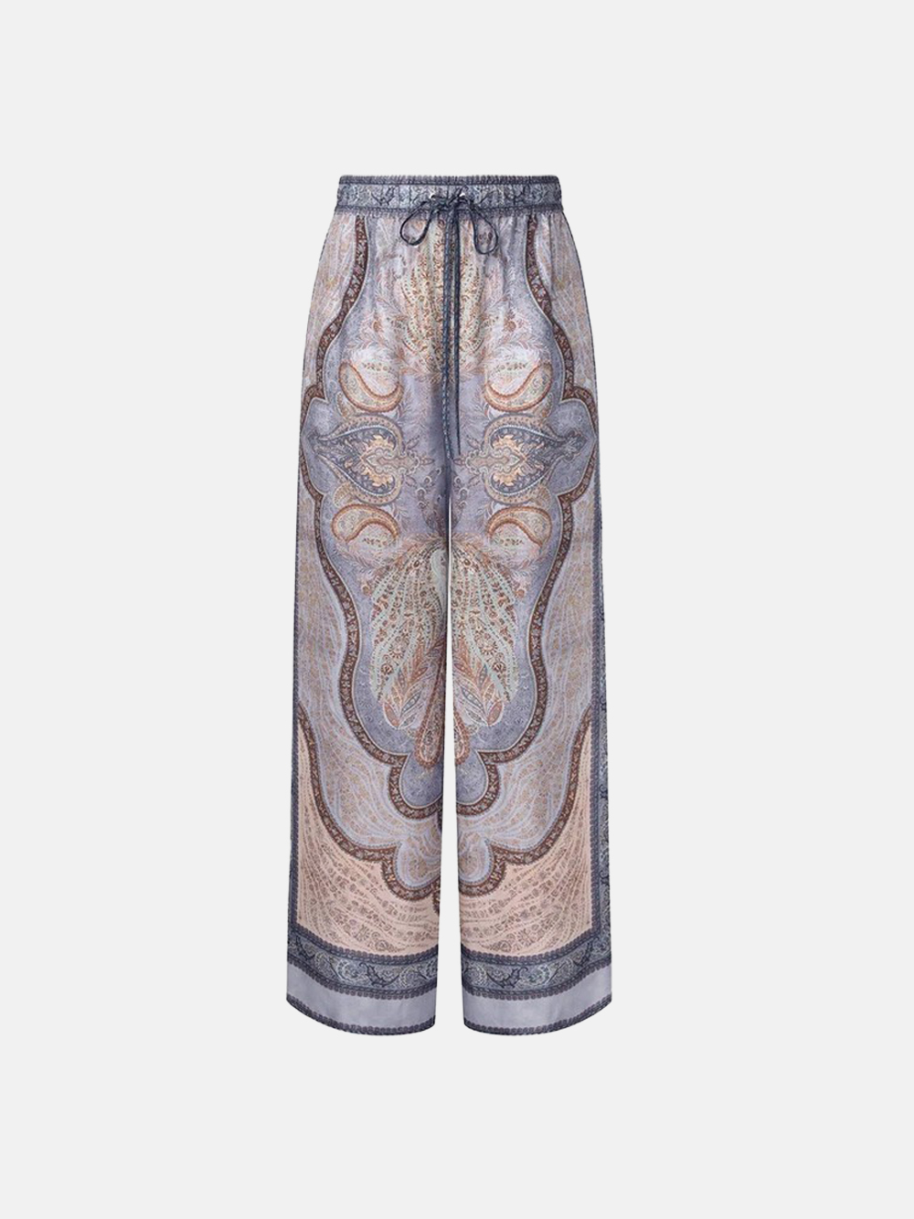 Zimmermann Wanderlust Relaxed Pant Tapestry Blue Multi Damen-Hose