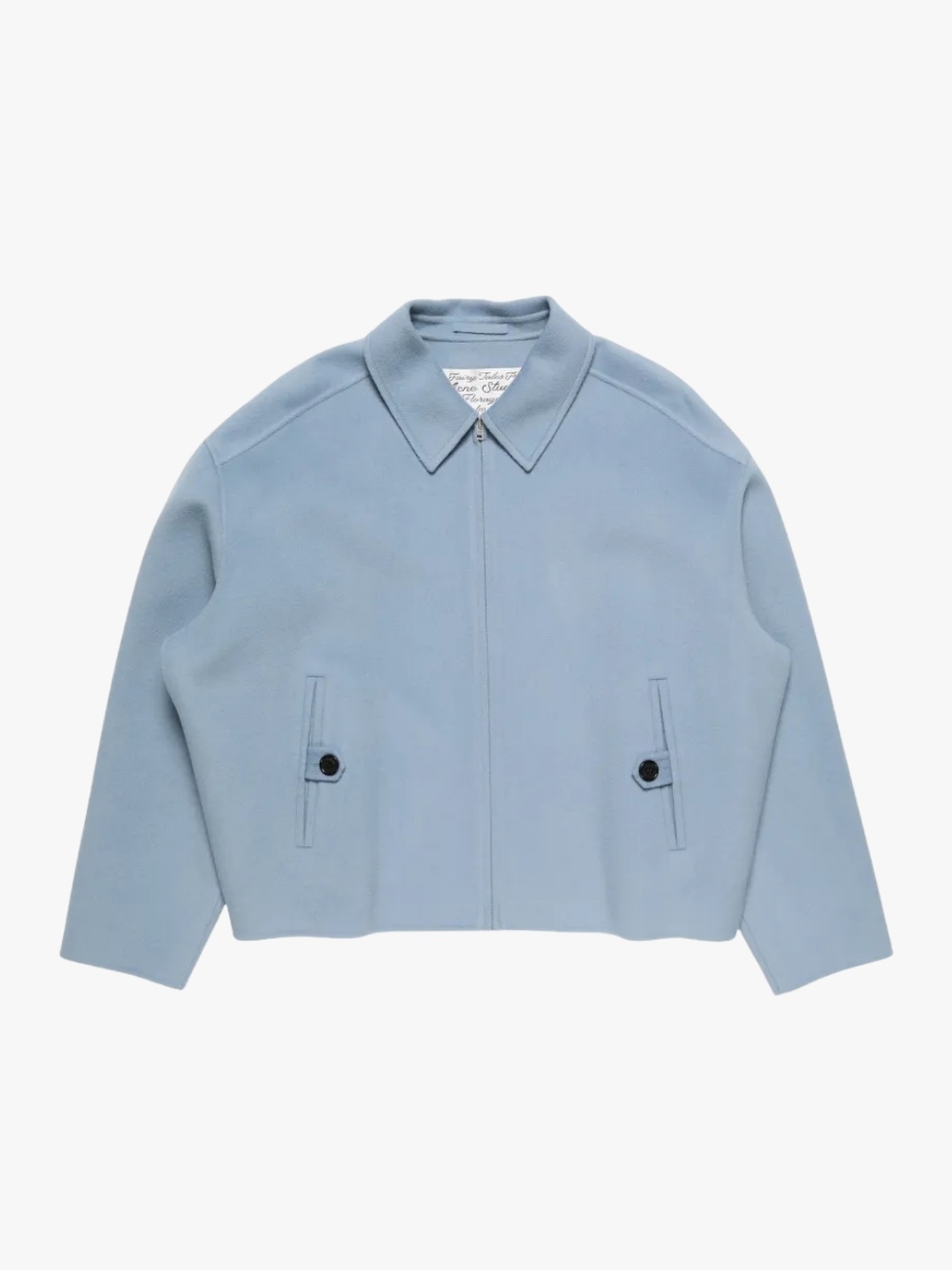 Acne Studios Cashmere Jacket Dusty Blue Herrenjacke