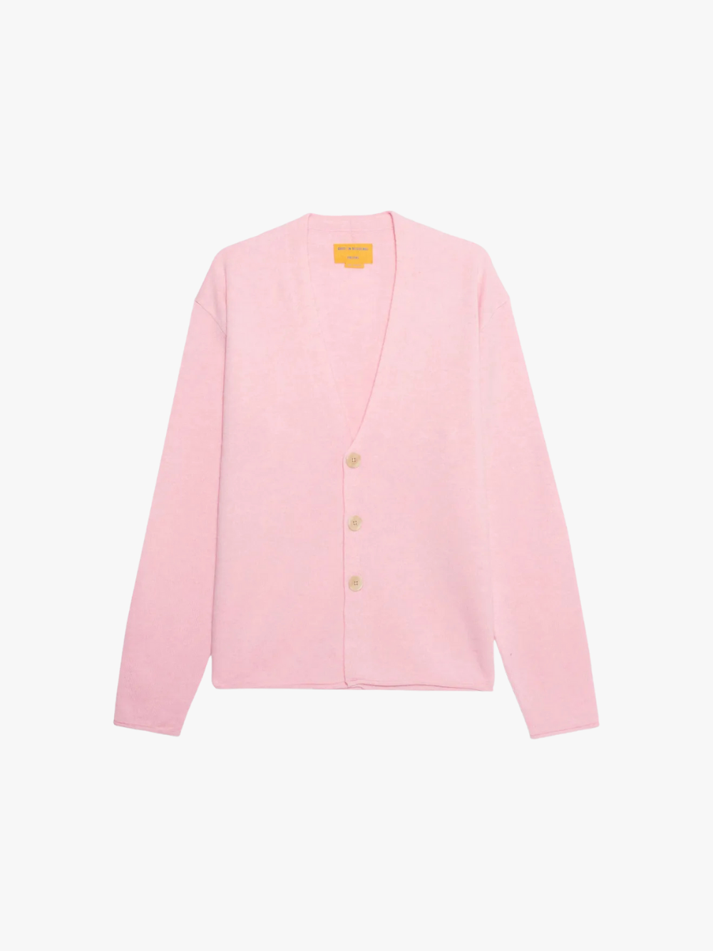 Guest In Residence Geknöpfter Cardigan mit V-Ausschnitt Pink Damen