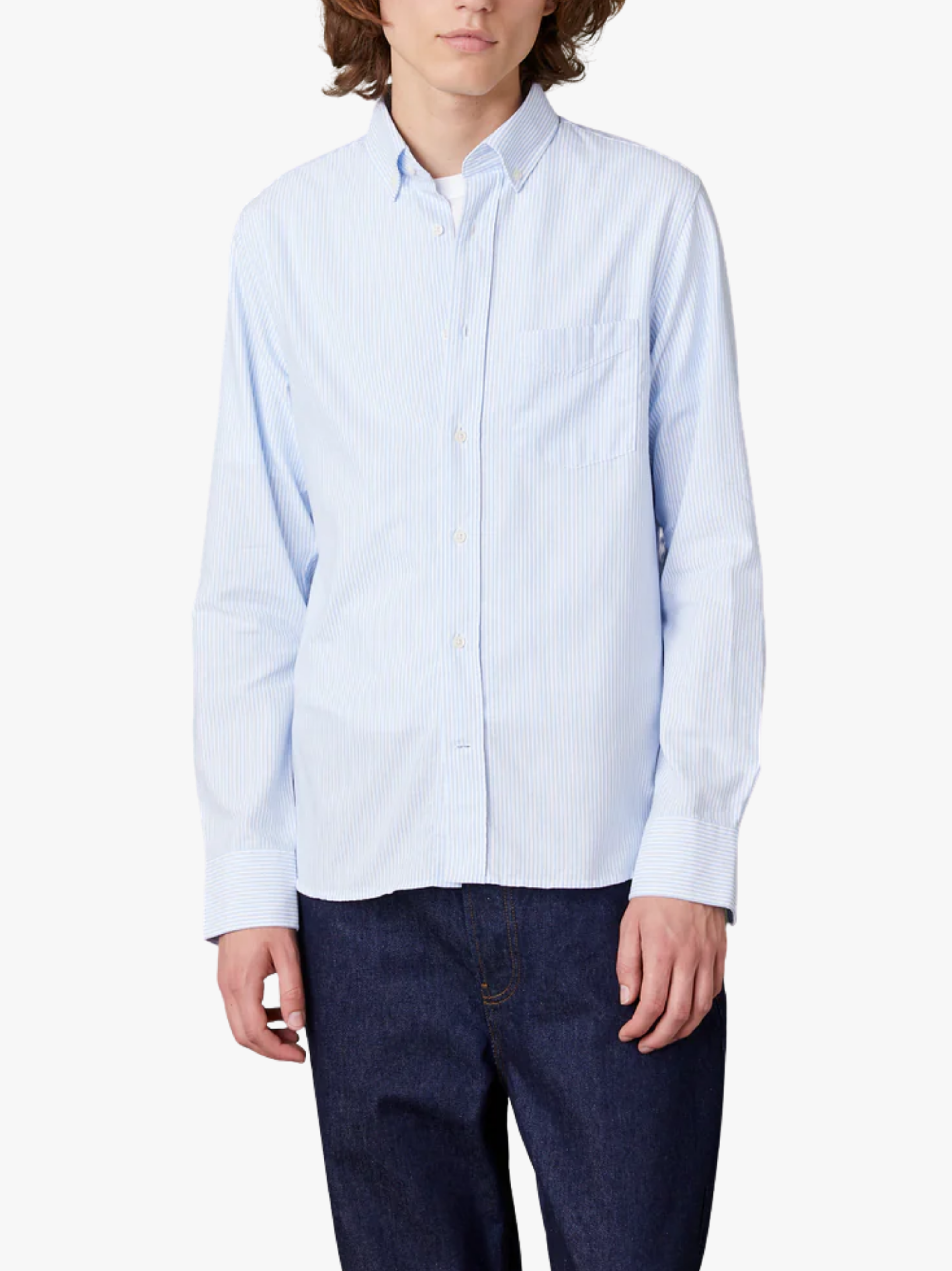 Officine Générale Oxford Candy Stripe Hemd Herren