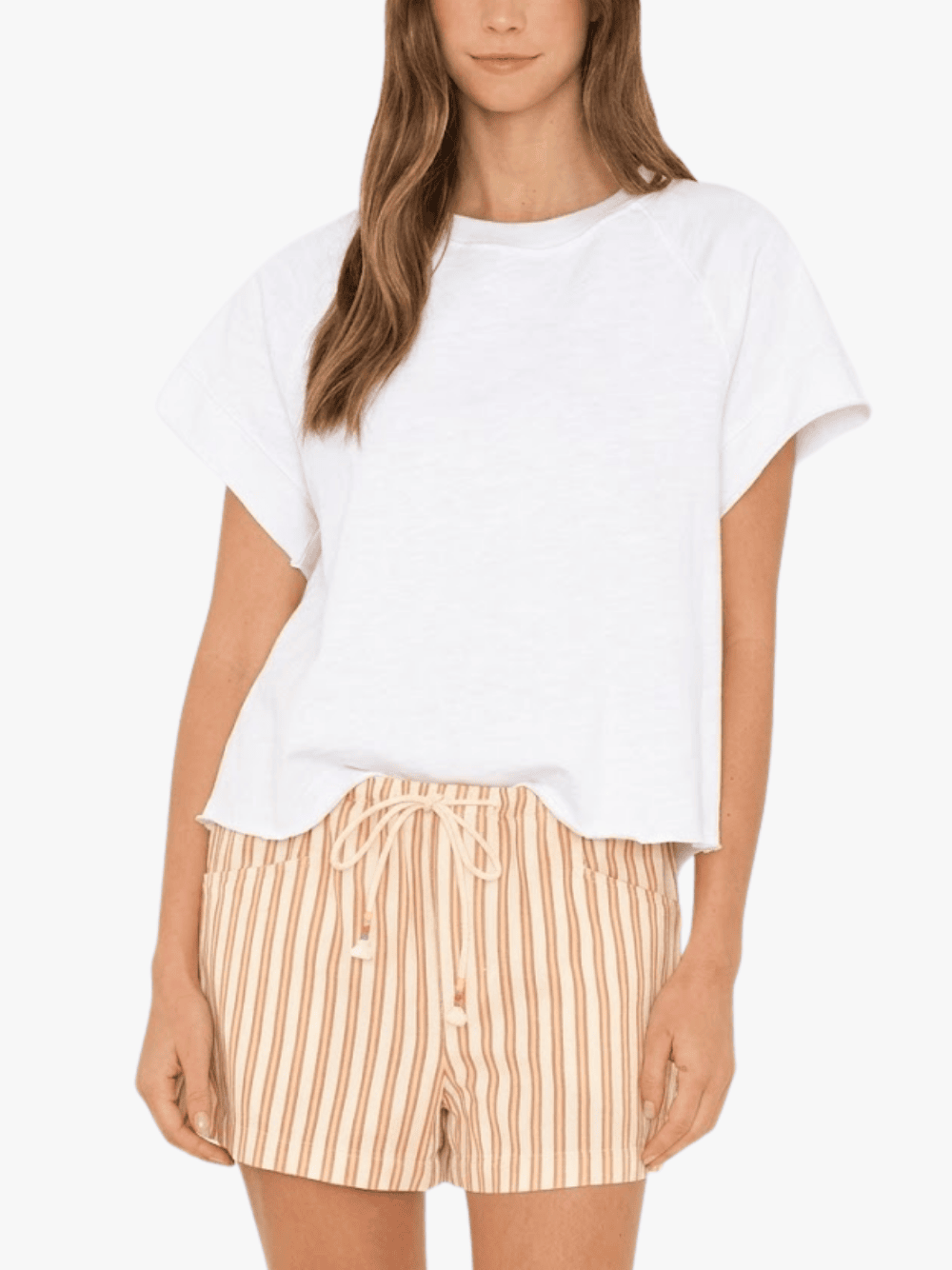 Xirena Callie Terry T-Shirt Weiß Damen