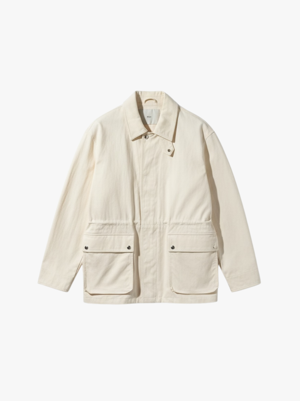 Dunst cotton jacket in off-white for men