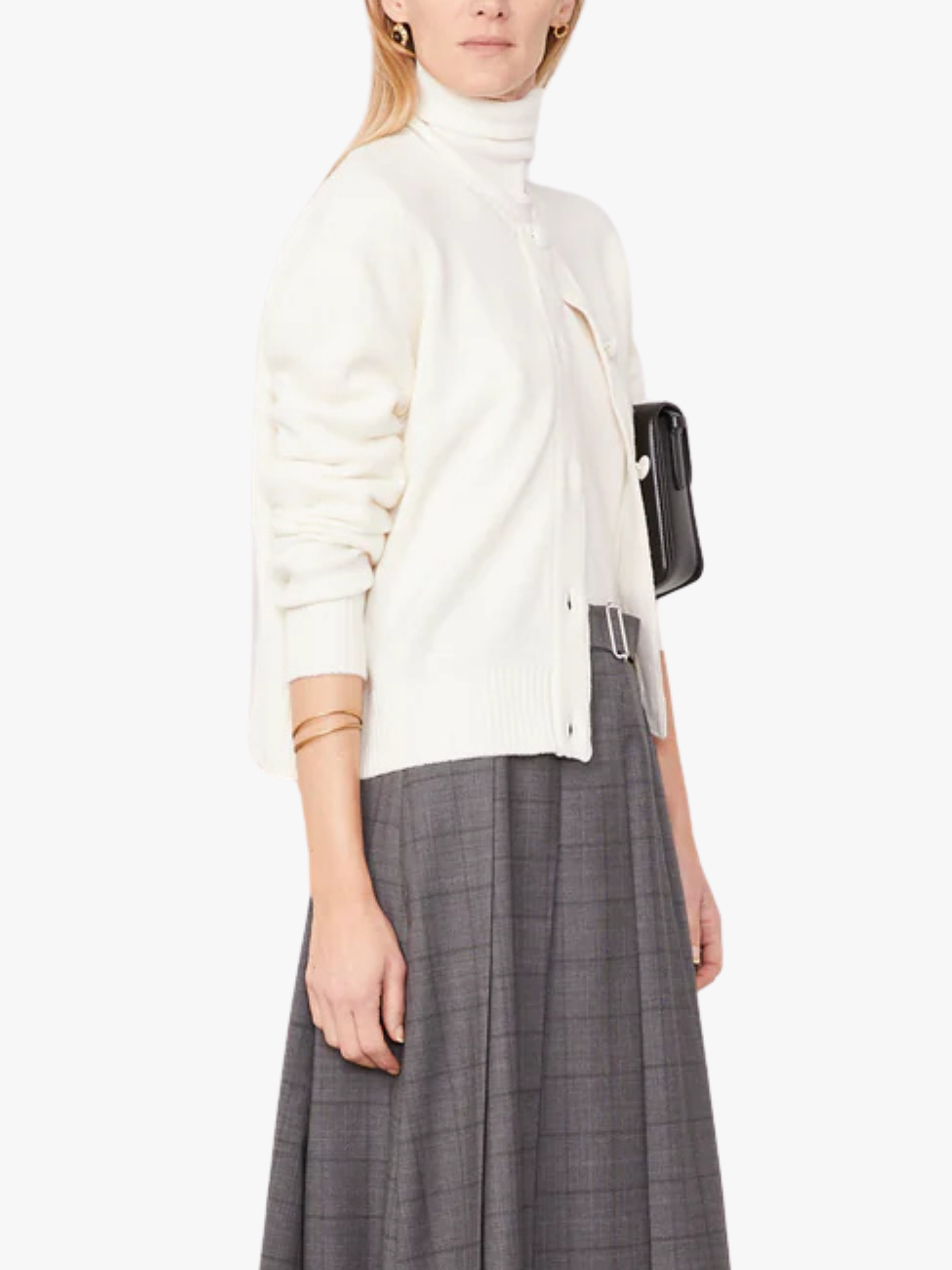Officine Générale Ecru Sirine Cardigan Women Officine Générale Ecru Sirine Cardigan Women
