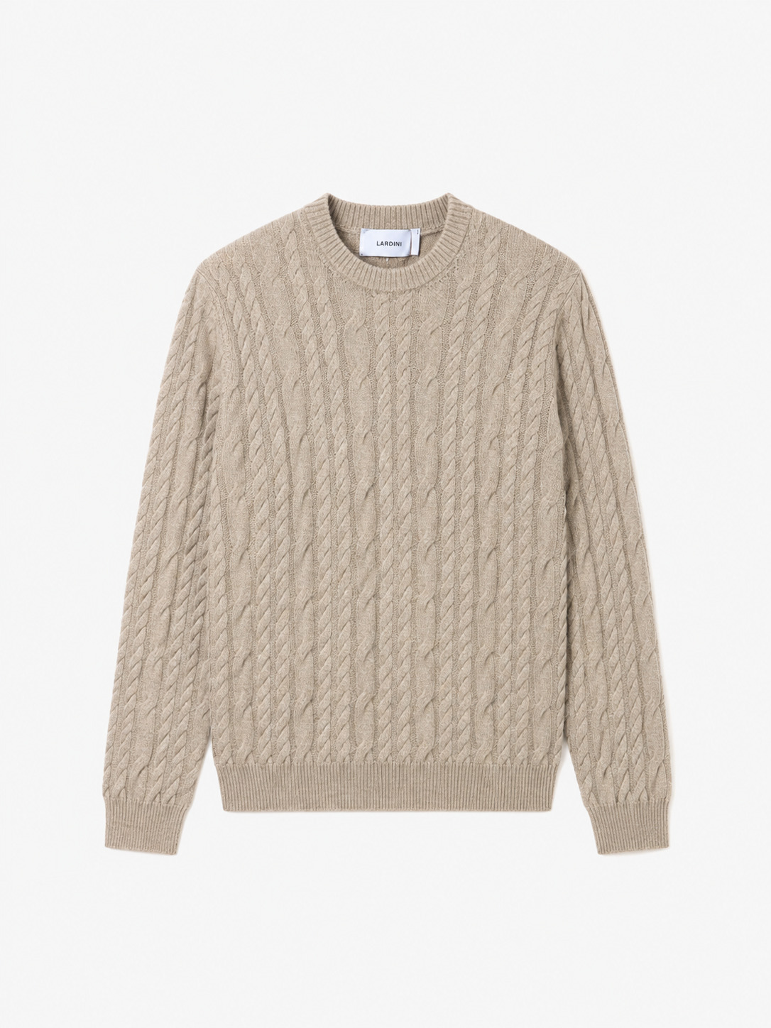 Lardini Strick Pullover Beige Herren