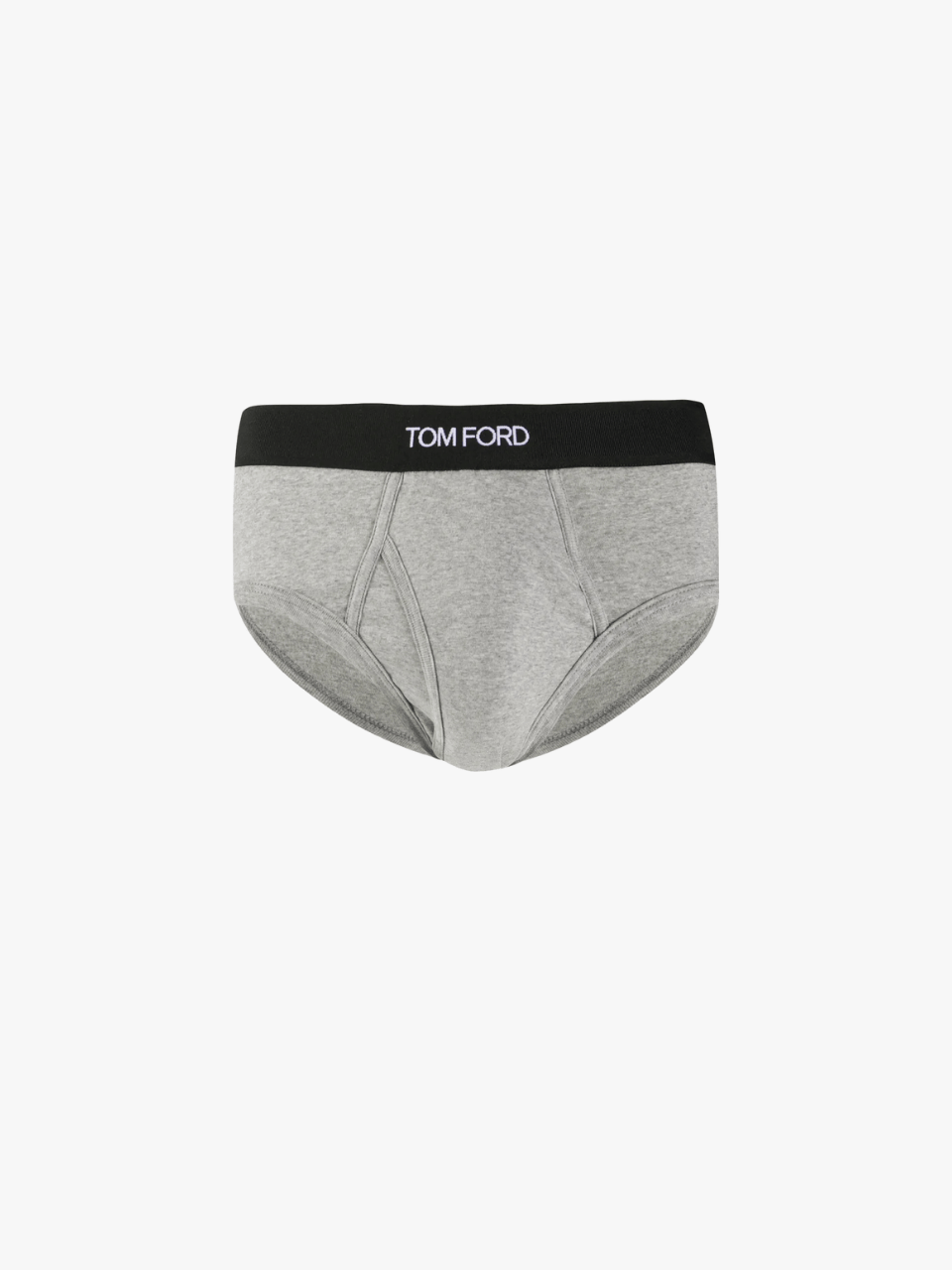TOM FORD Slip mit Logo-Bund Grau Herren