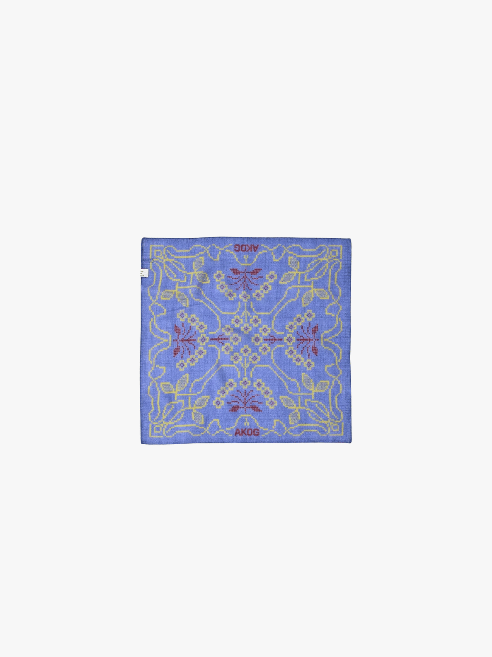 A Kind of Guise Luz Wool Bandana Dove Foliage Blau Herren