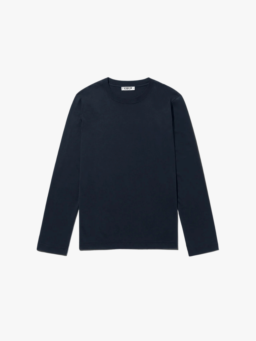 CDLP Midweight Long Sleeve T-Shirt Navy Langarmshirt Herren