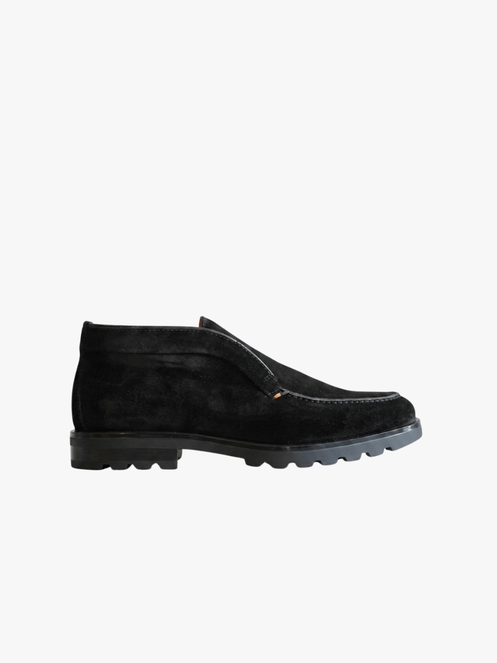 Santoni Slip-On Schuhe Schwarz Herren