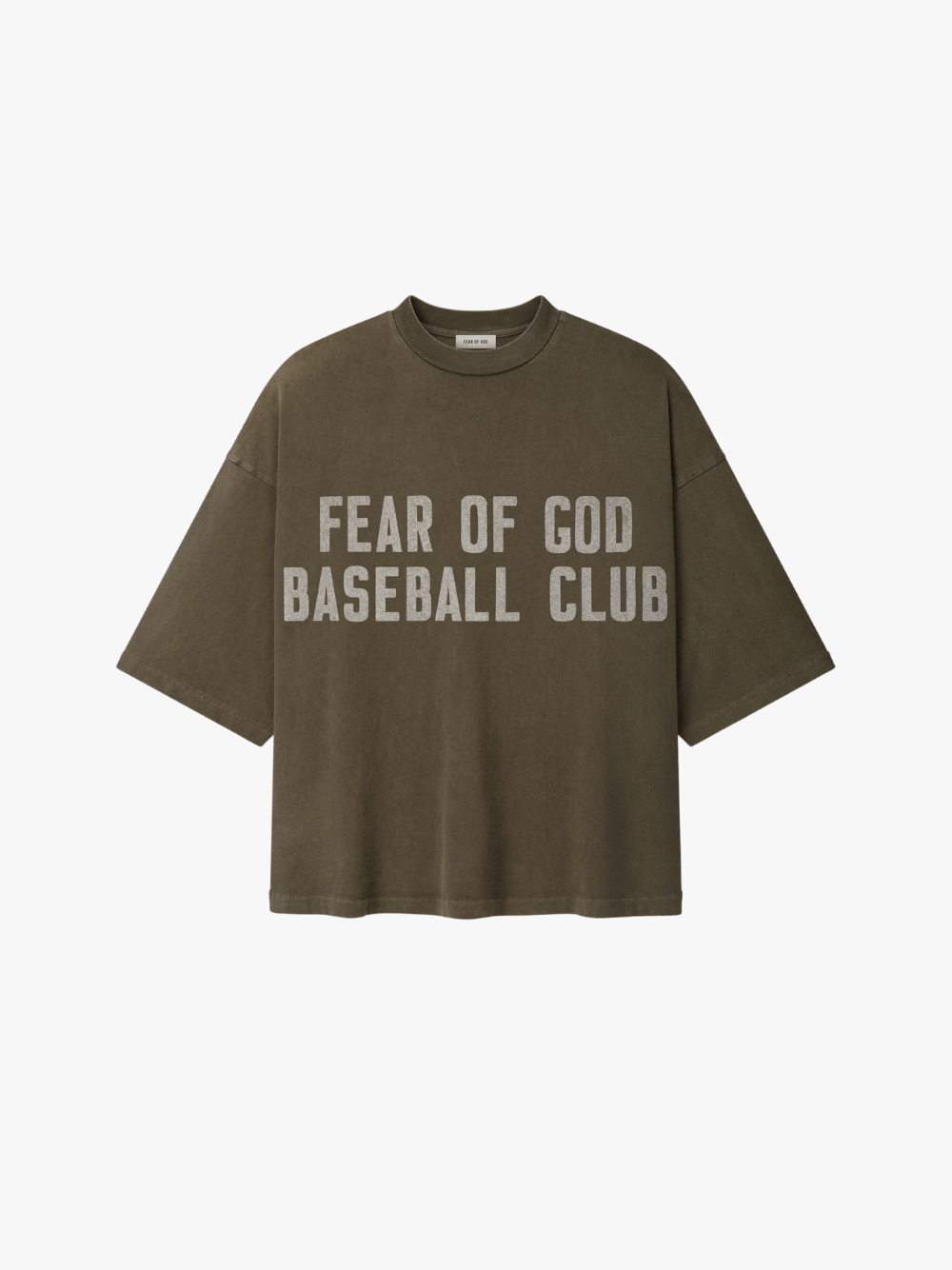 Fear of God Baseball Club Braun T-Shirt Herren