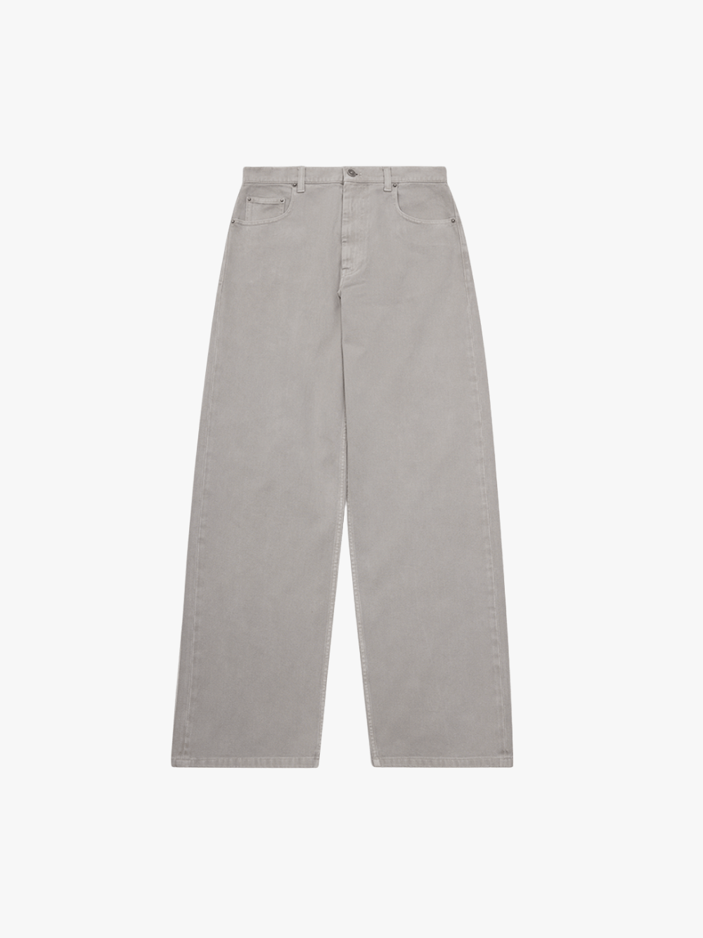 Phoebe Philo Zip Jeans Earl Grey Grey Women