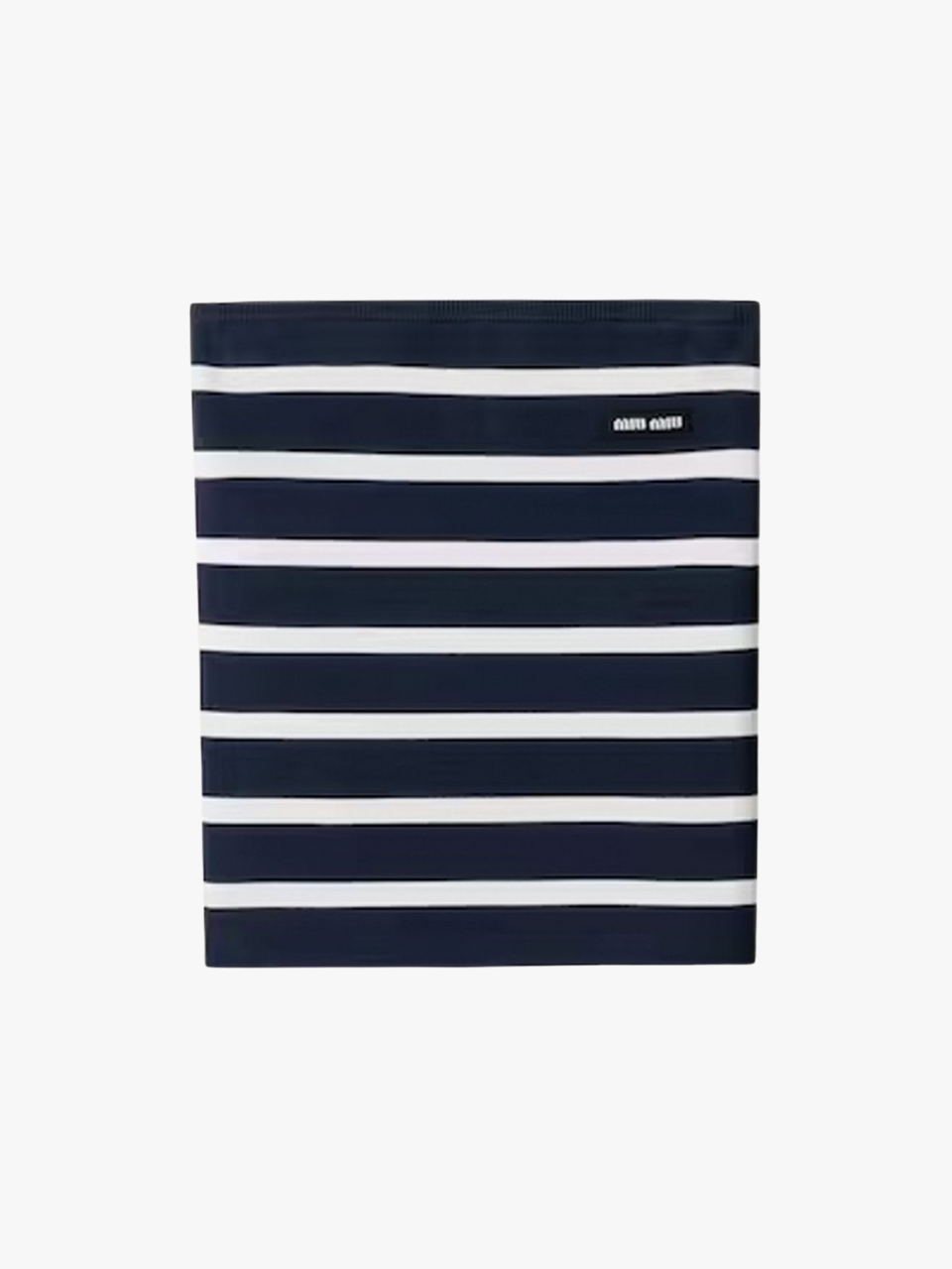 Miu Miu Gestreiftes Strick-Top Blau Damen